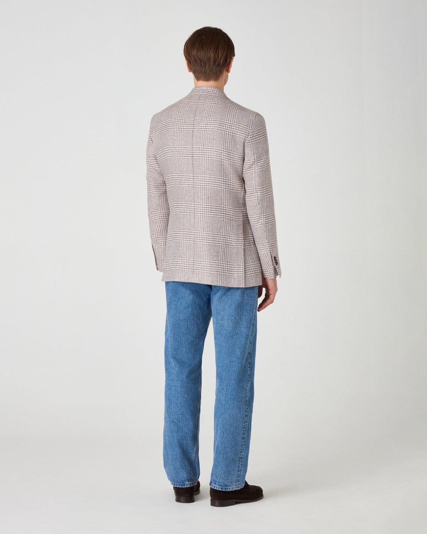 Dag Sport Summer Tweed Jacket - Light Blue/Ecru Berg & Berg