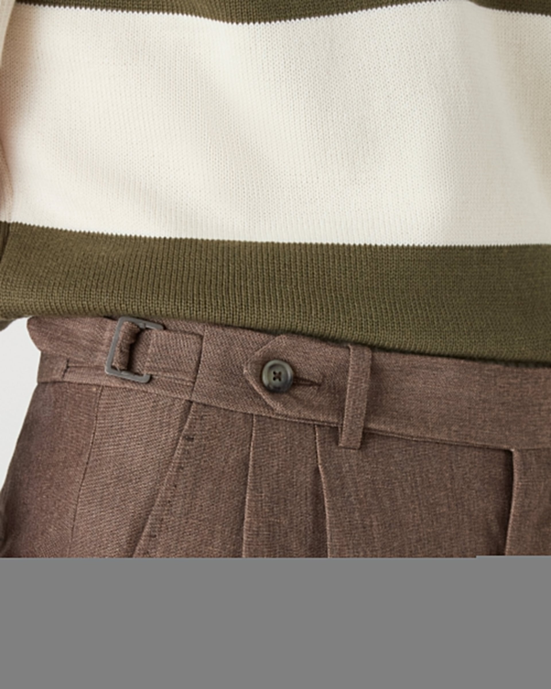 August Wool/Linen Trousers - Taupe Berg & Berg