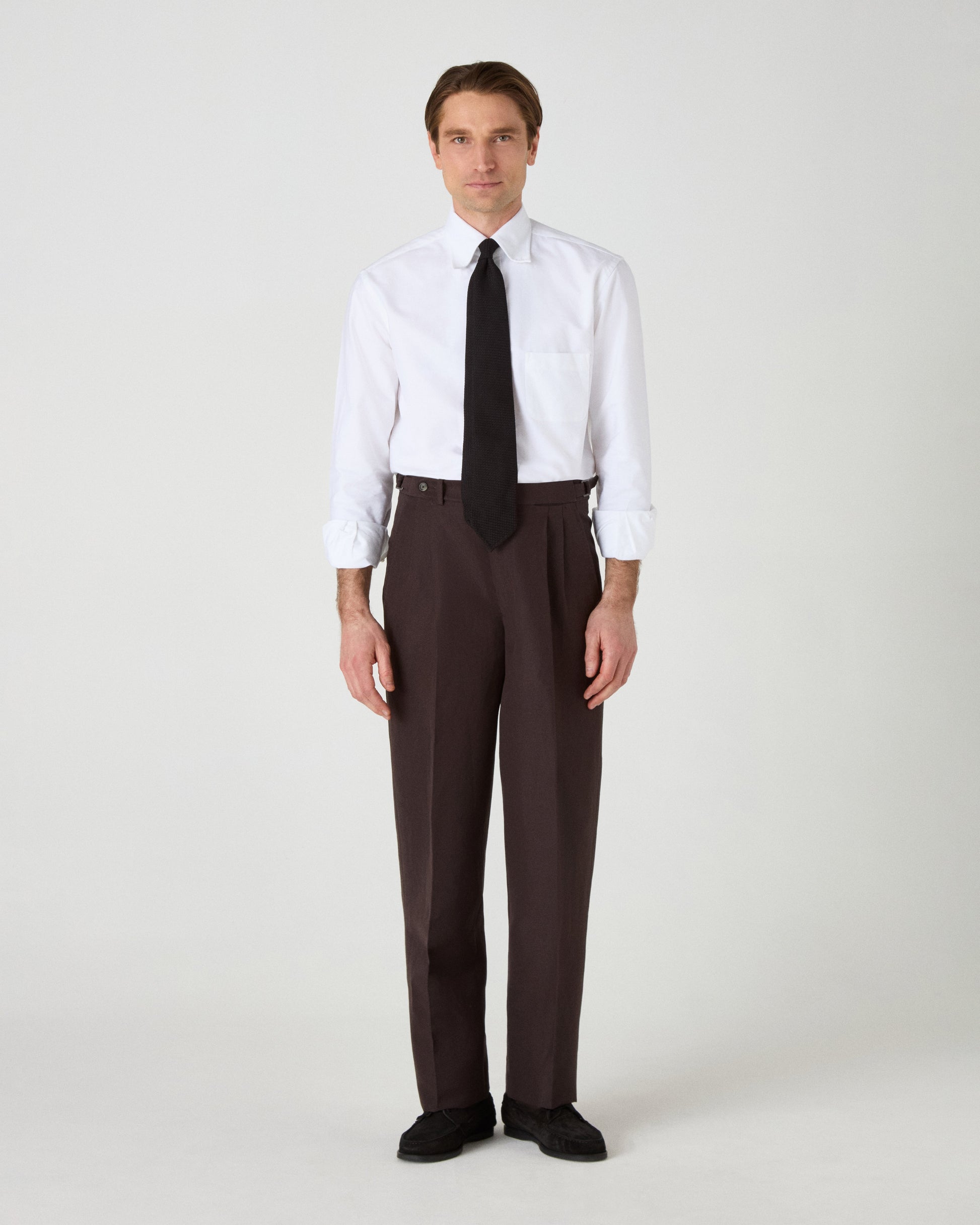 Ferdinand Oxford Button Down Shirt - White | Berg & Berg