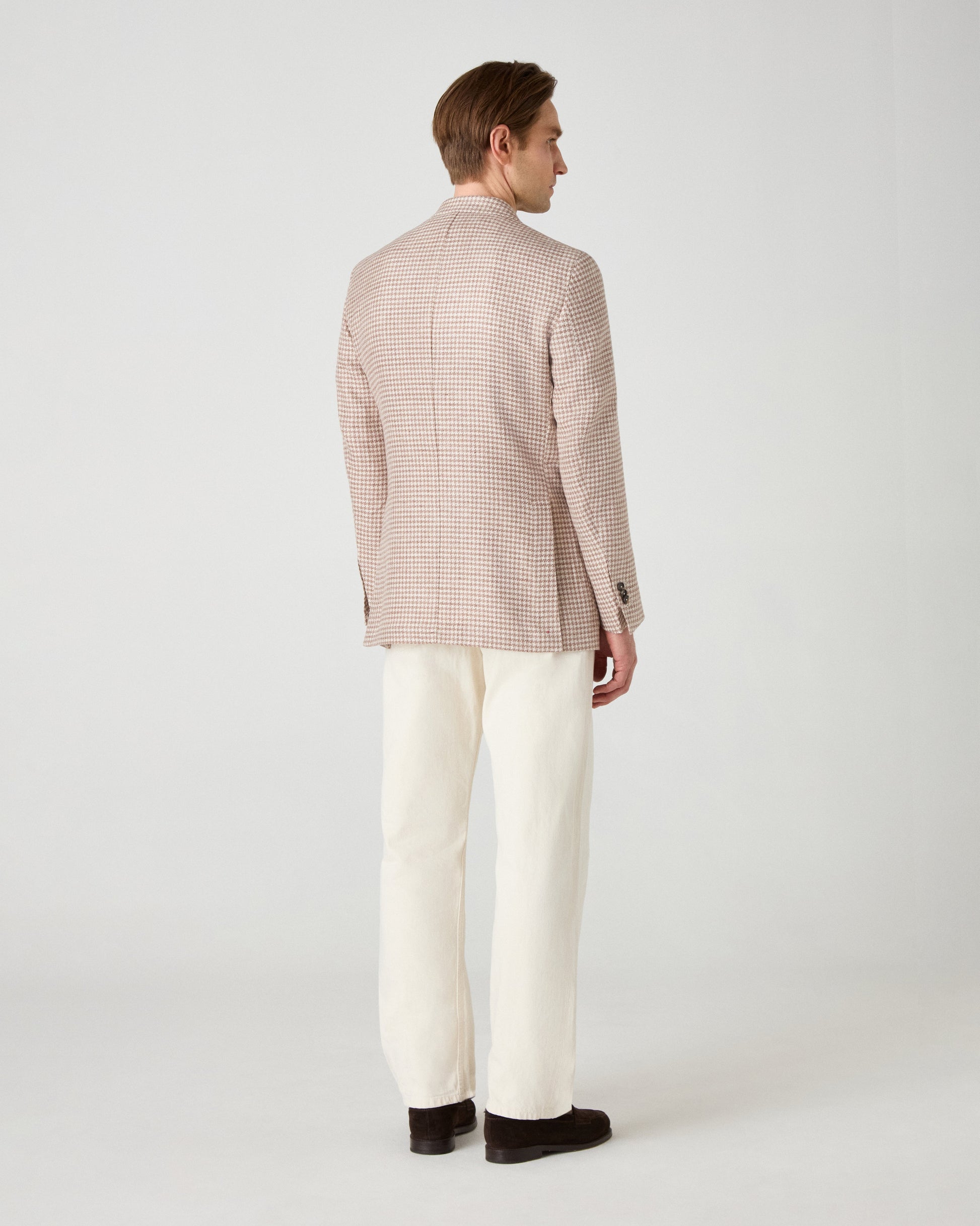 Dag Sport Summer Tweed Jacket - Sand/Ecru Berg & Berg