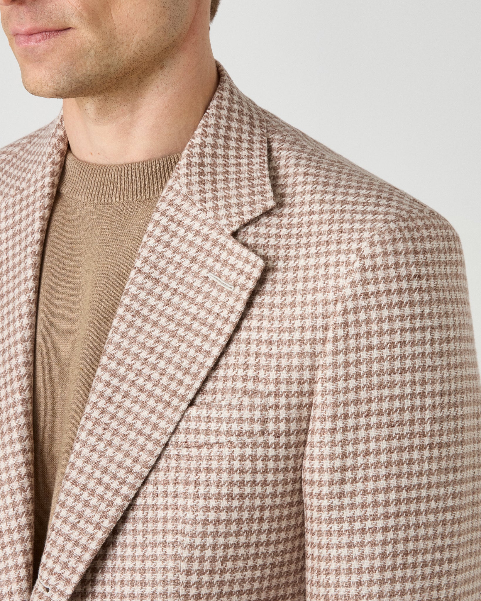 Dag Sport Summer Tweed Jacket - Sand/Ecru Berg & Berg