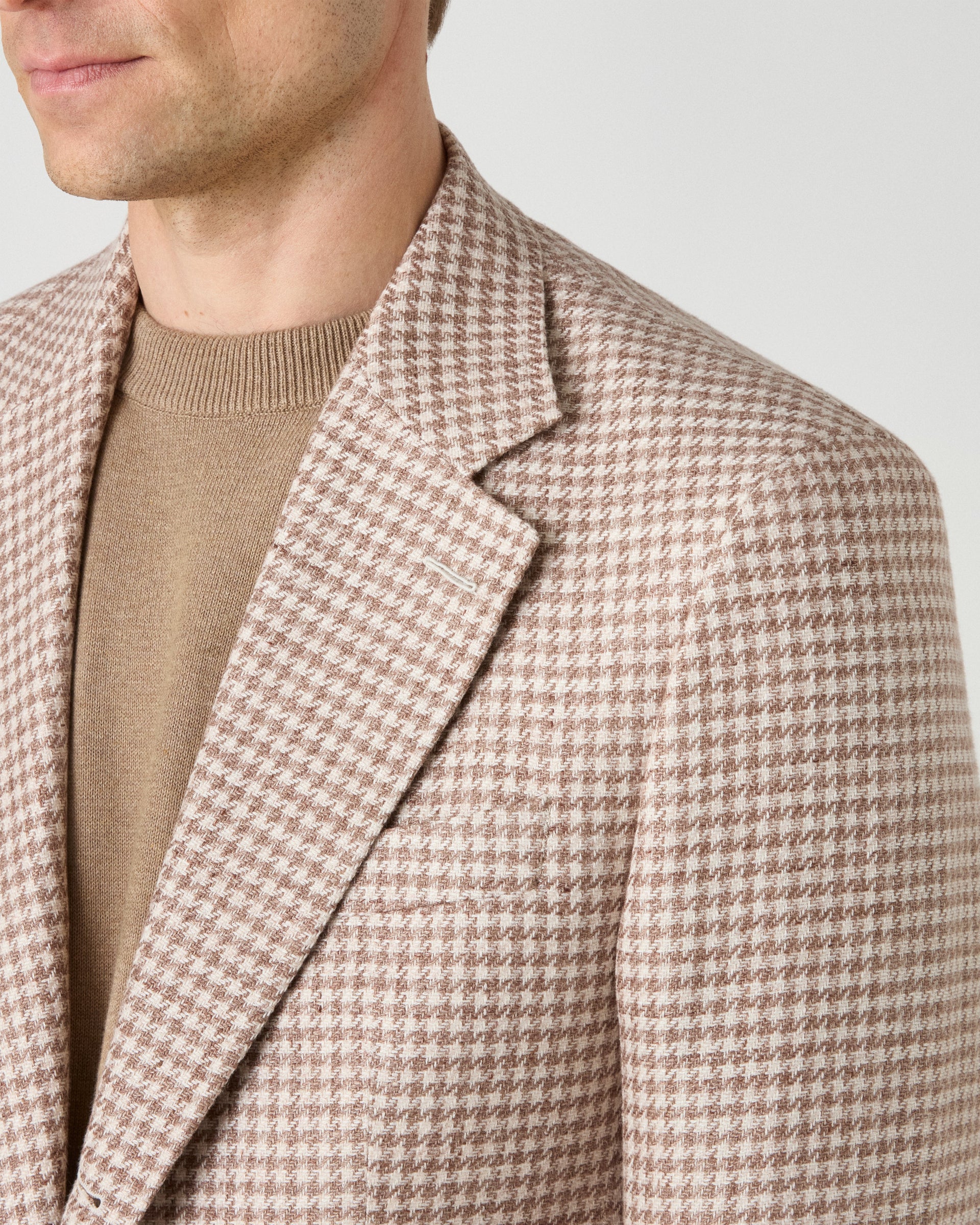 Dag Sport Summer Tweed Jacket - Sand/Ecru Berg & Berg