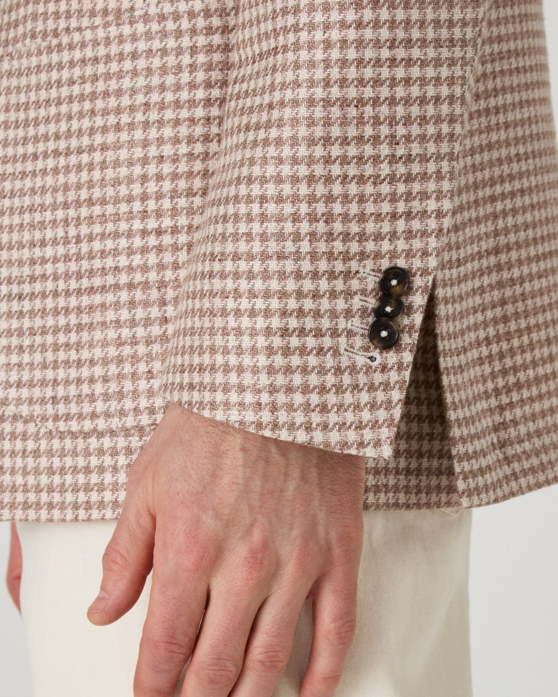 Dag Sport Summer Tweed Jacket - Sand/Ecru Berg & Berg