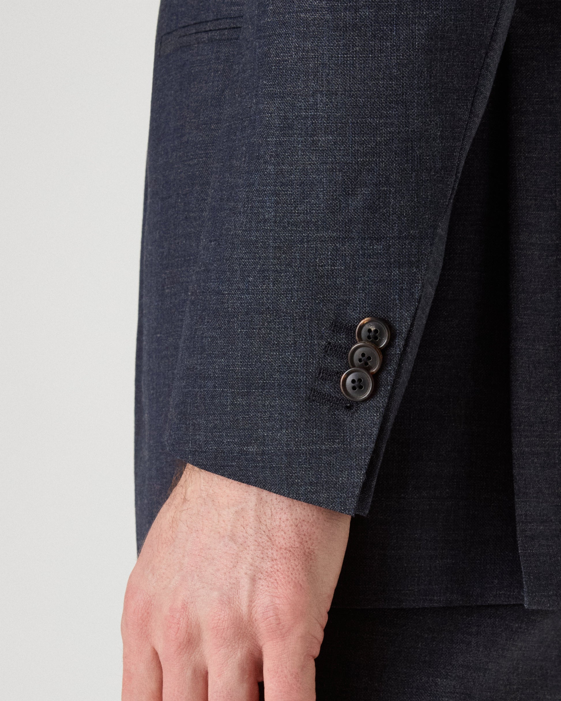 Dag High Twist Suit Jacket - Air Force Blue | Berg & Berg