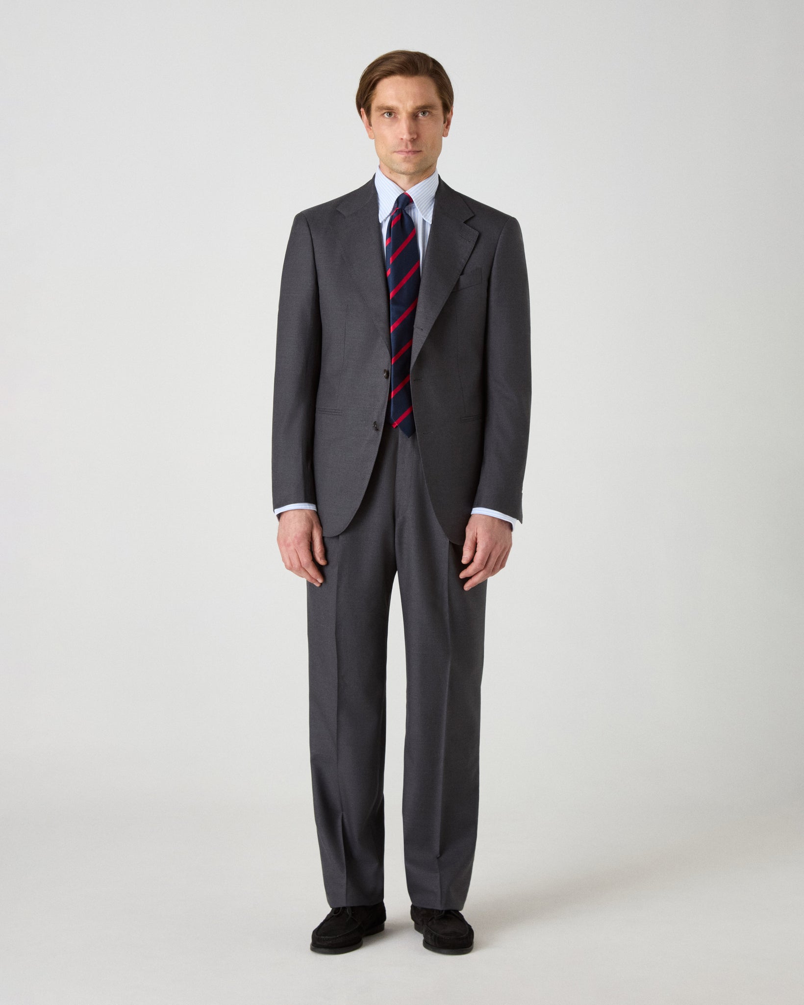 Dag Twill Suit - Mid Grey | Berg & Berg