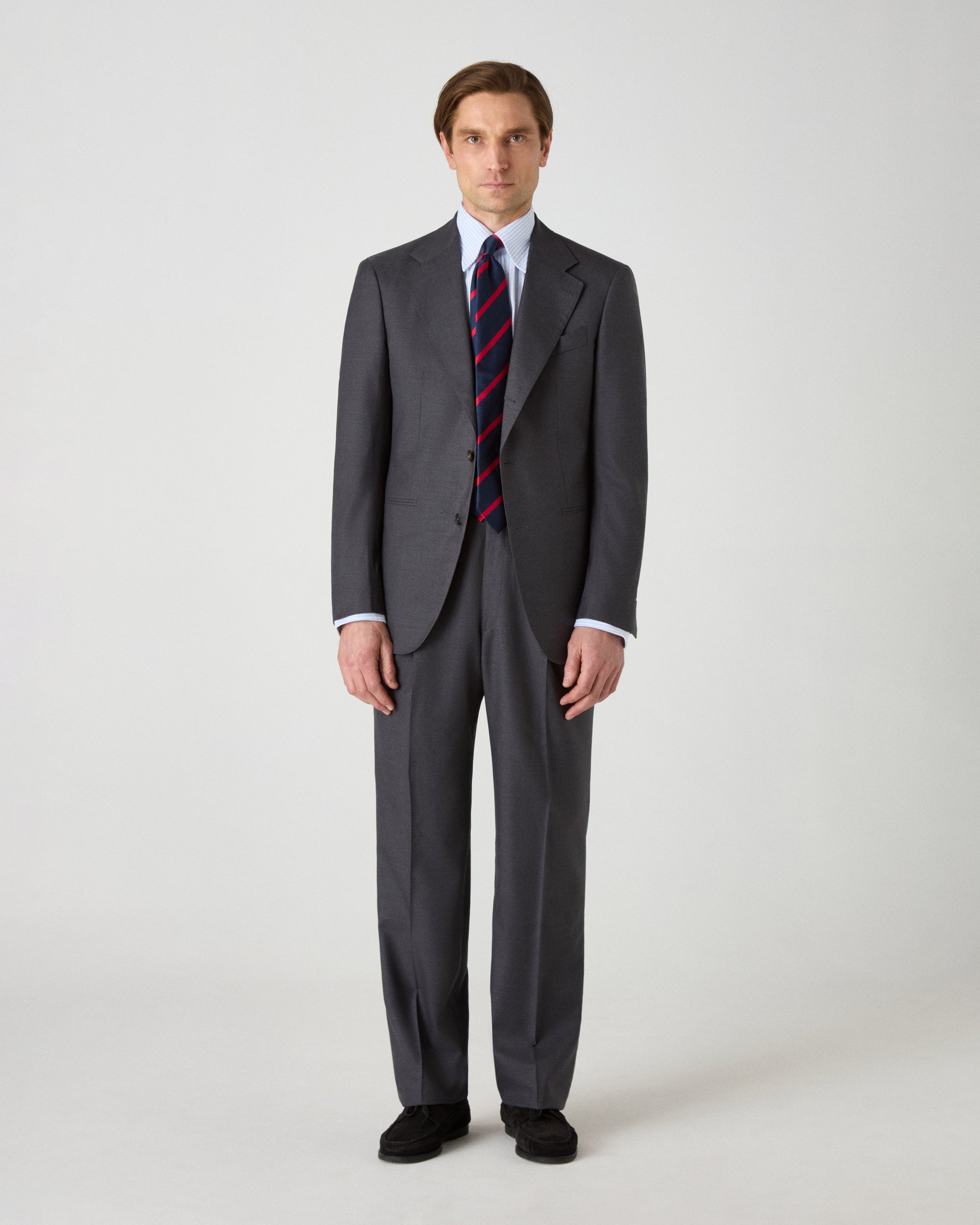 Dag Twill Suit - Mid Grey | Berg & Berg