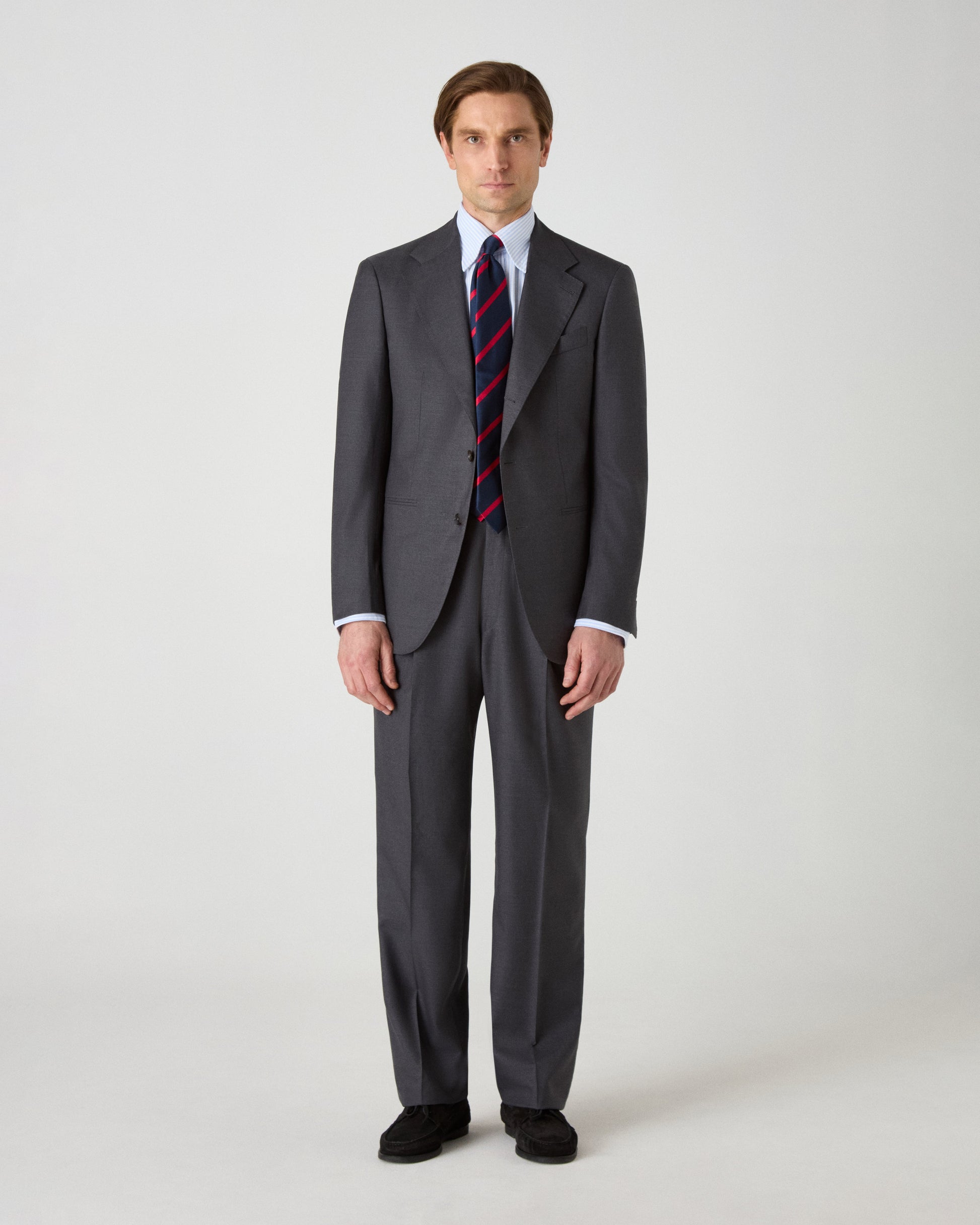 Dag Twill Suit - Mid Grey | Berg & Berg