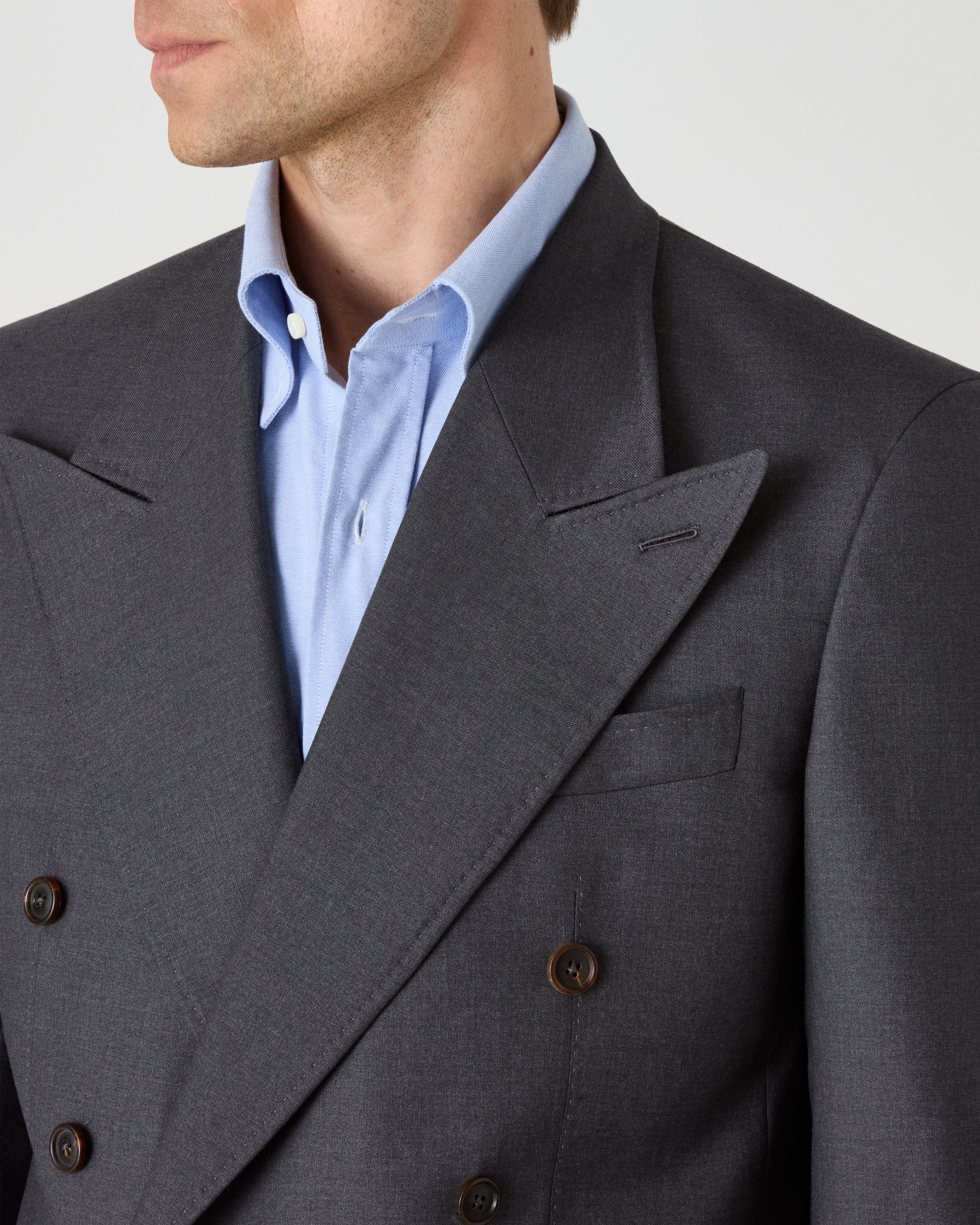 Diego Twill DB Suit - Mid Grey – Berg & Berg