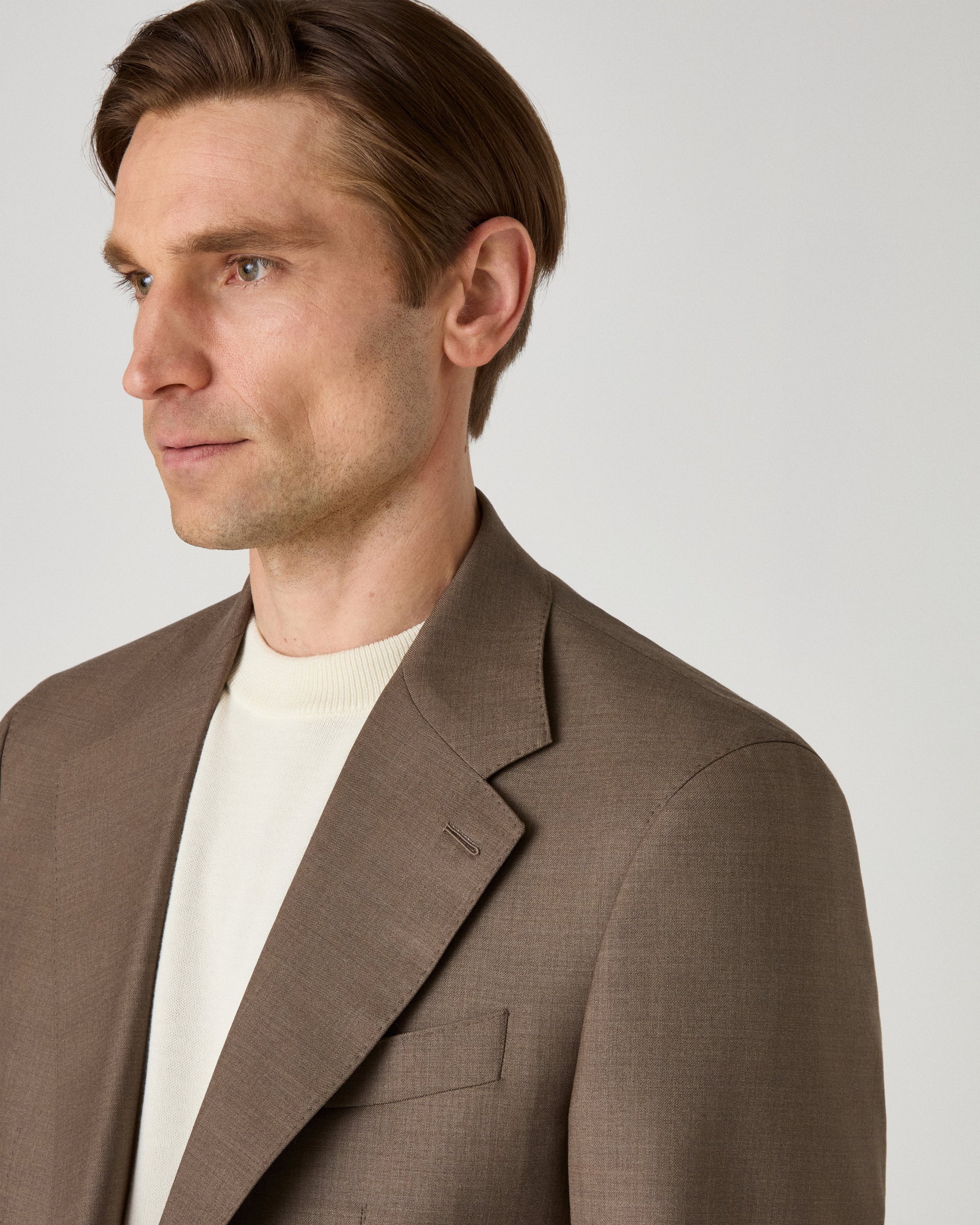 Dag Twill Suit - Taupe Berg & Berg