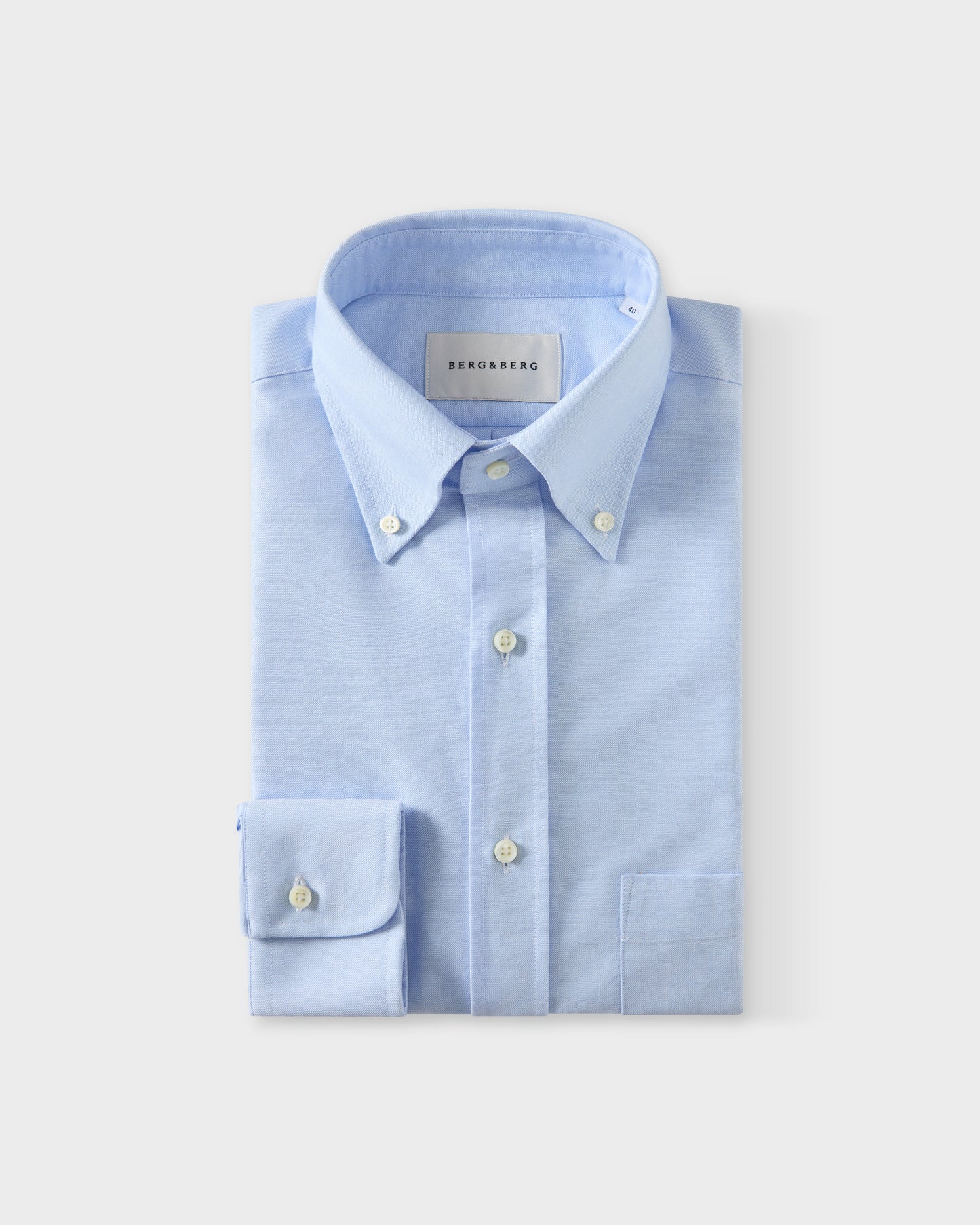 Ferdinand Oxford Button Down Shirt - Light Blue | Berg & Berg
