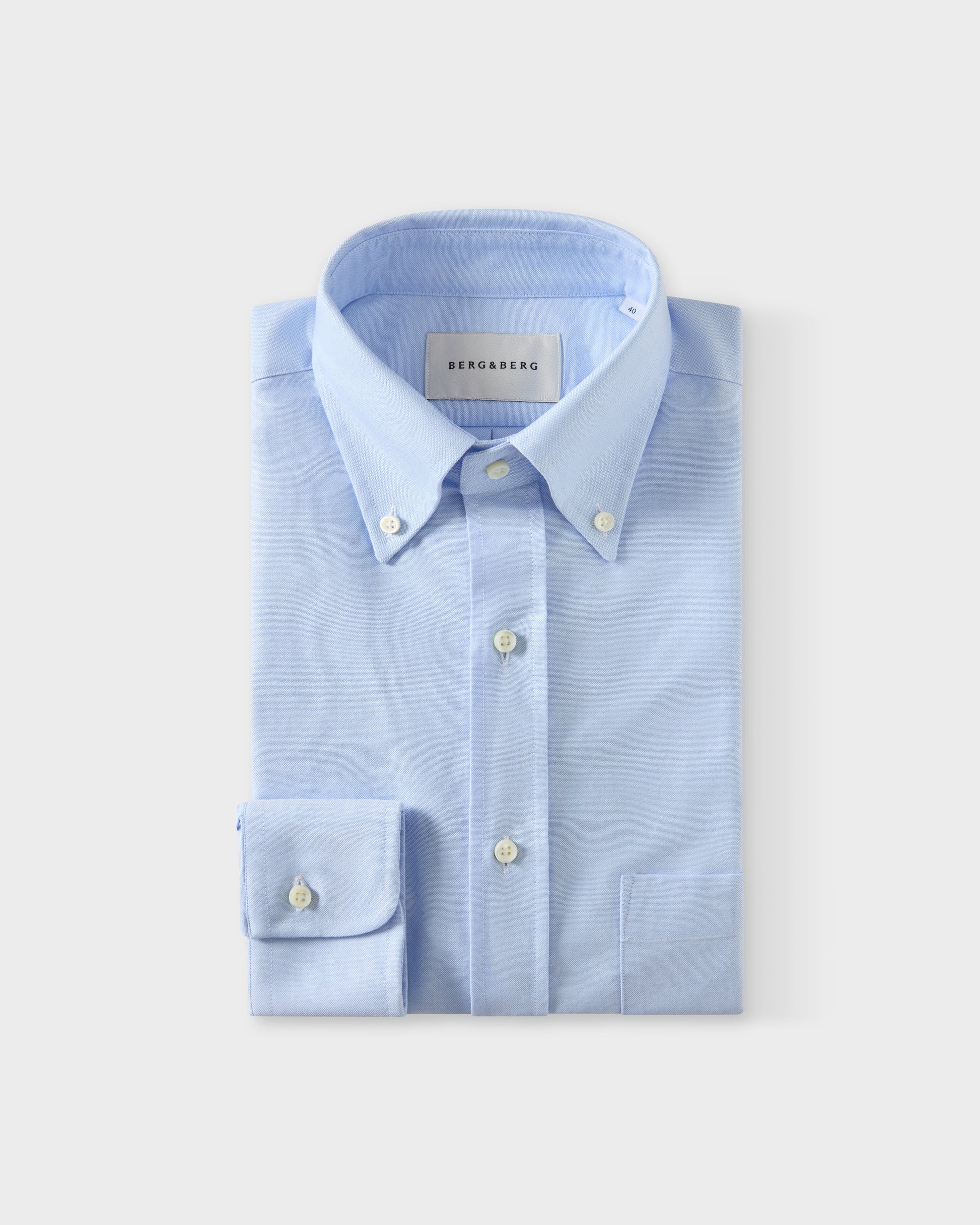 Ferdinand Oxford Button Down Shirt - Light Blue | Berg & Berg