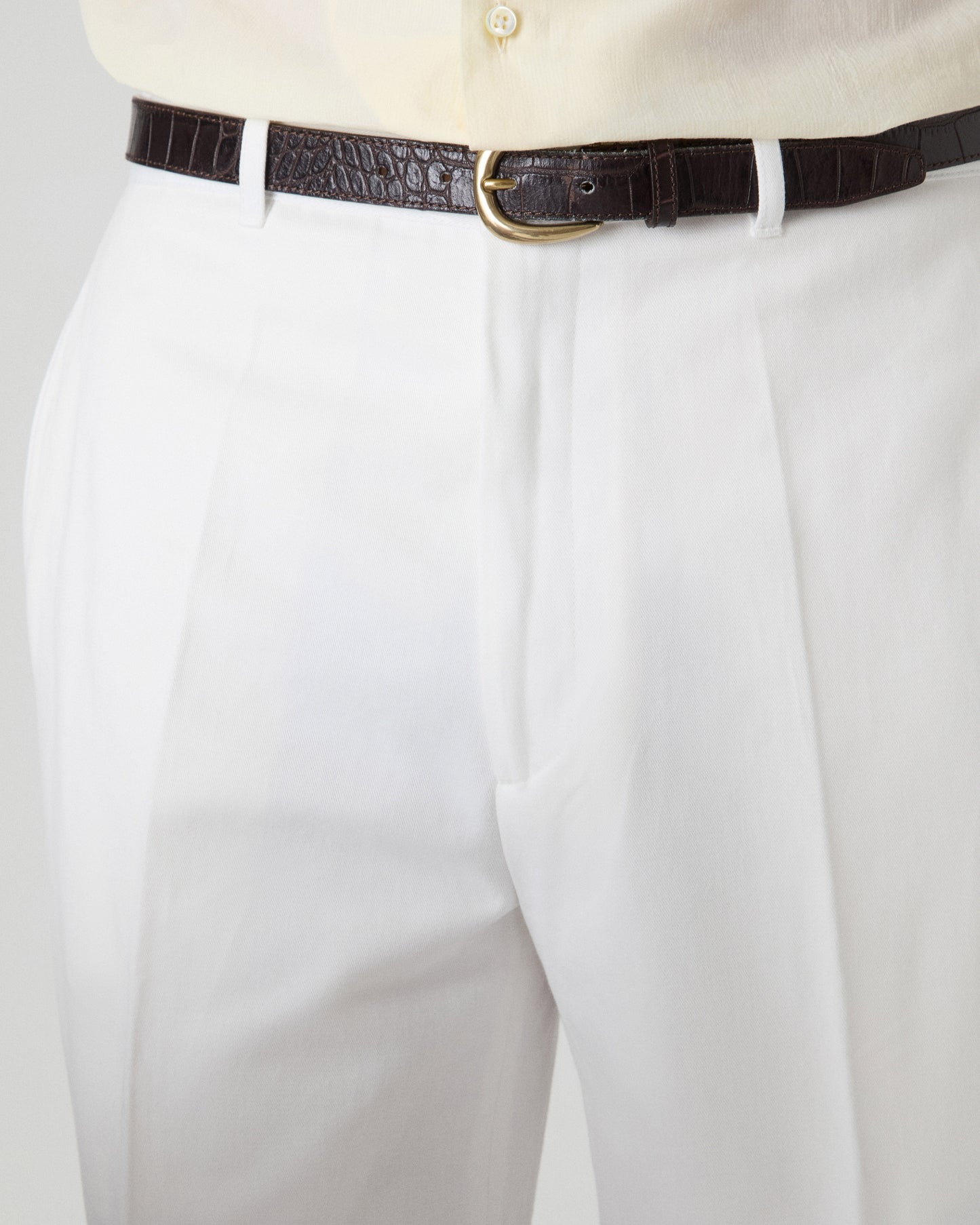 Alfred Cotton Trousers - Ivory Berg & Berg