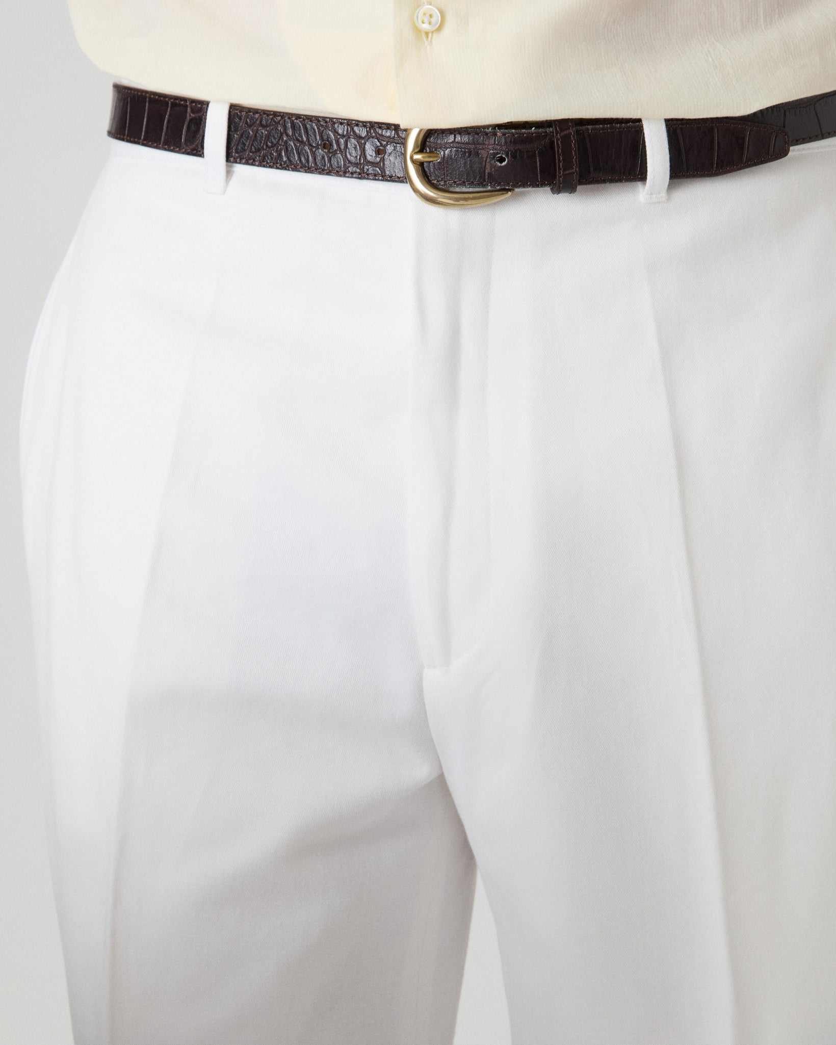 Alfred Cotton Trousers - Ivory Berg & Berg