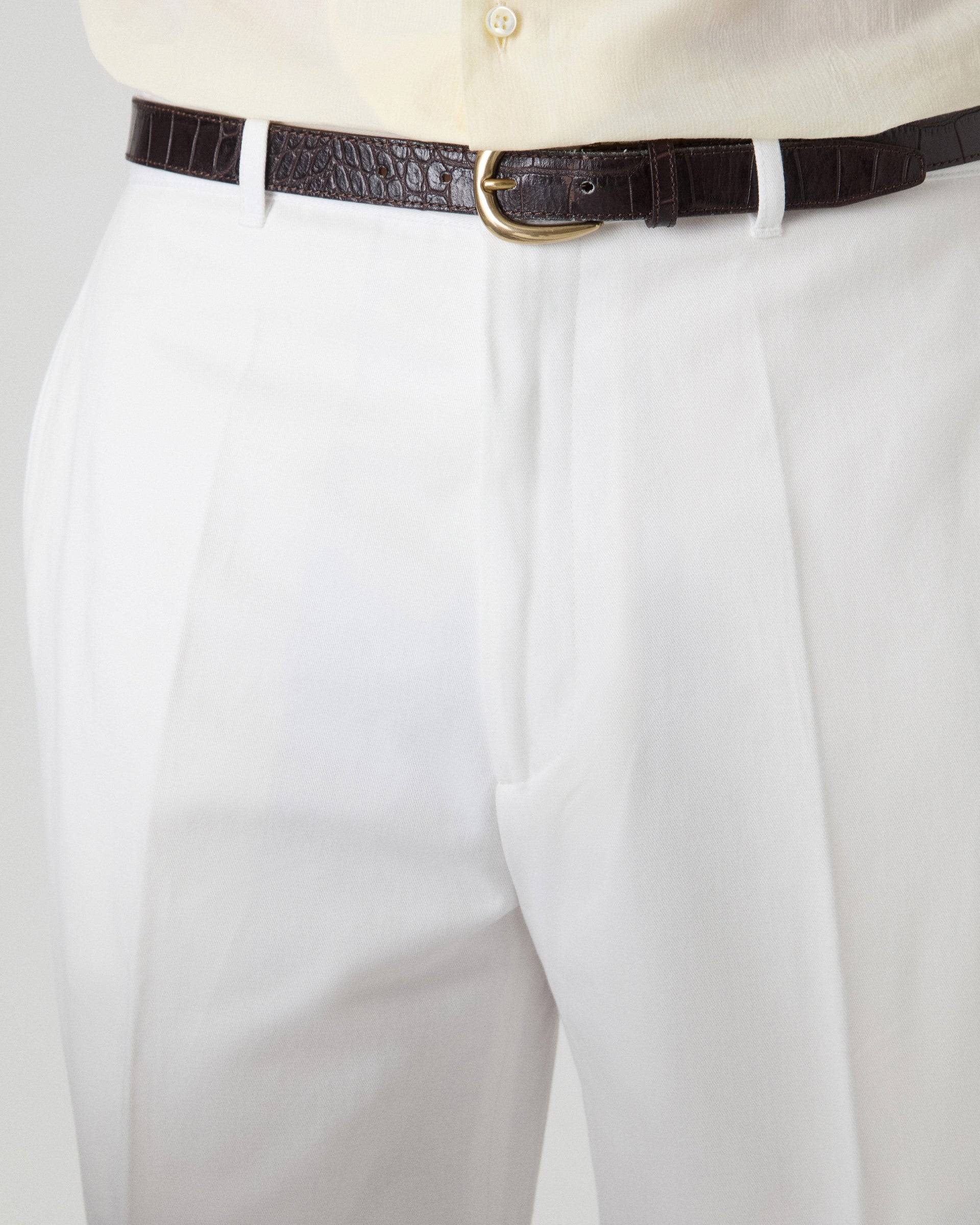 Alfred Cotton Trousers - Ivory Berg & Berg