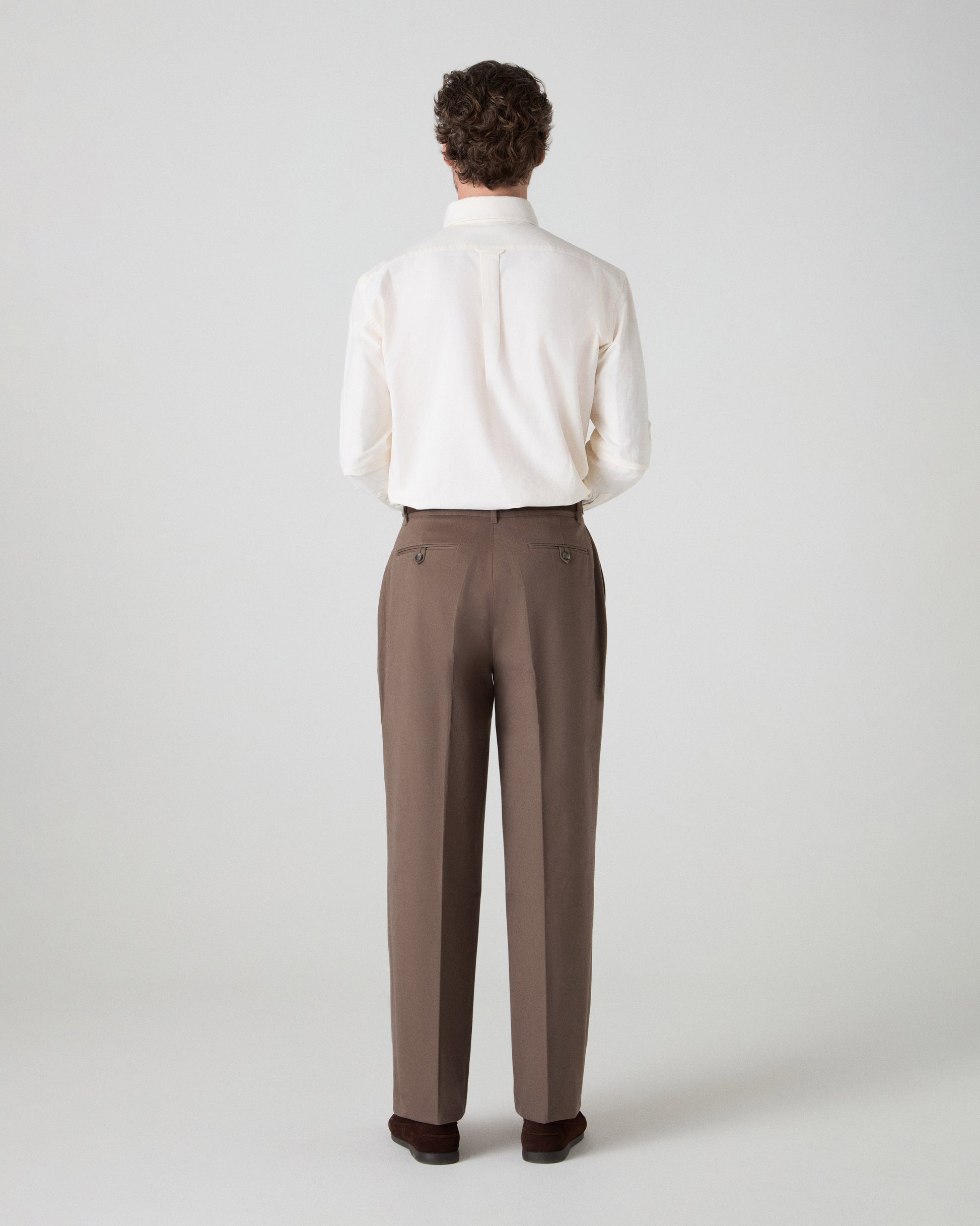 Alfred Cotton Trousers - Tobacco Berg & Berg