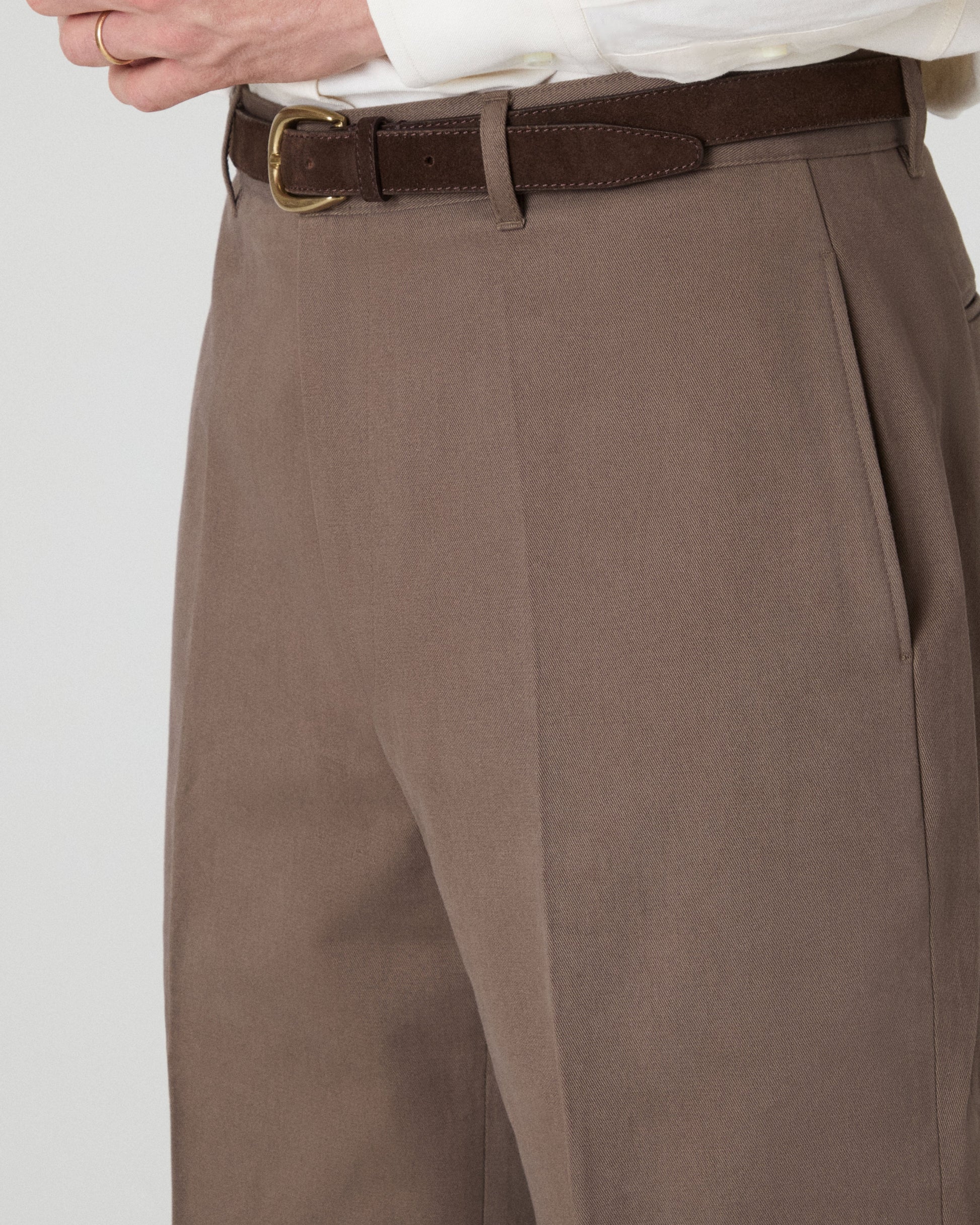 Alfred Cotton Trousers - Tobacco Berg & Berg