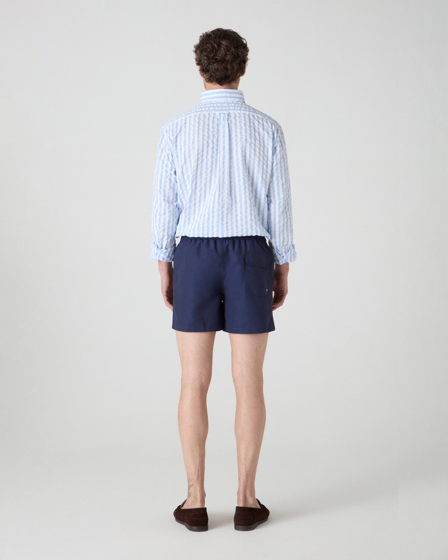 Alberto Swim Shorts - Navy | Berg & Berg