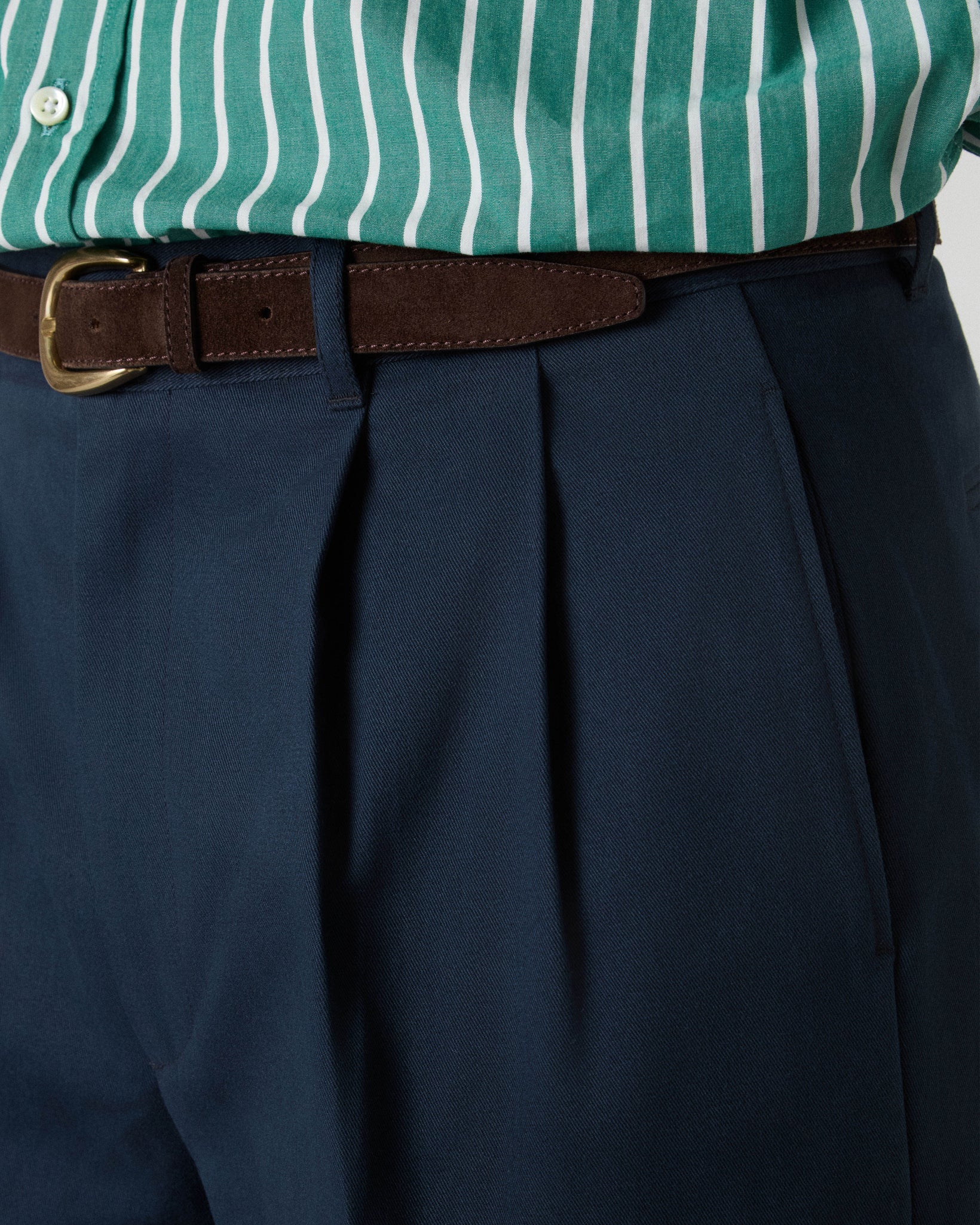 Antonello Cotton Trousers - Dark Navy Berg & Berg