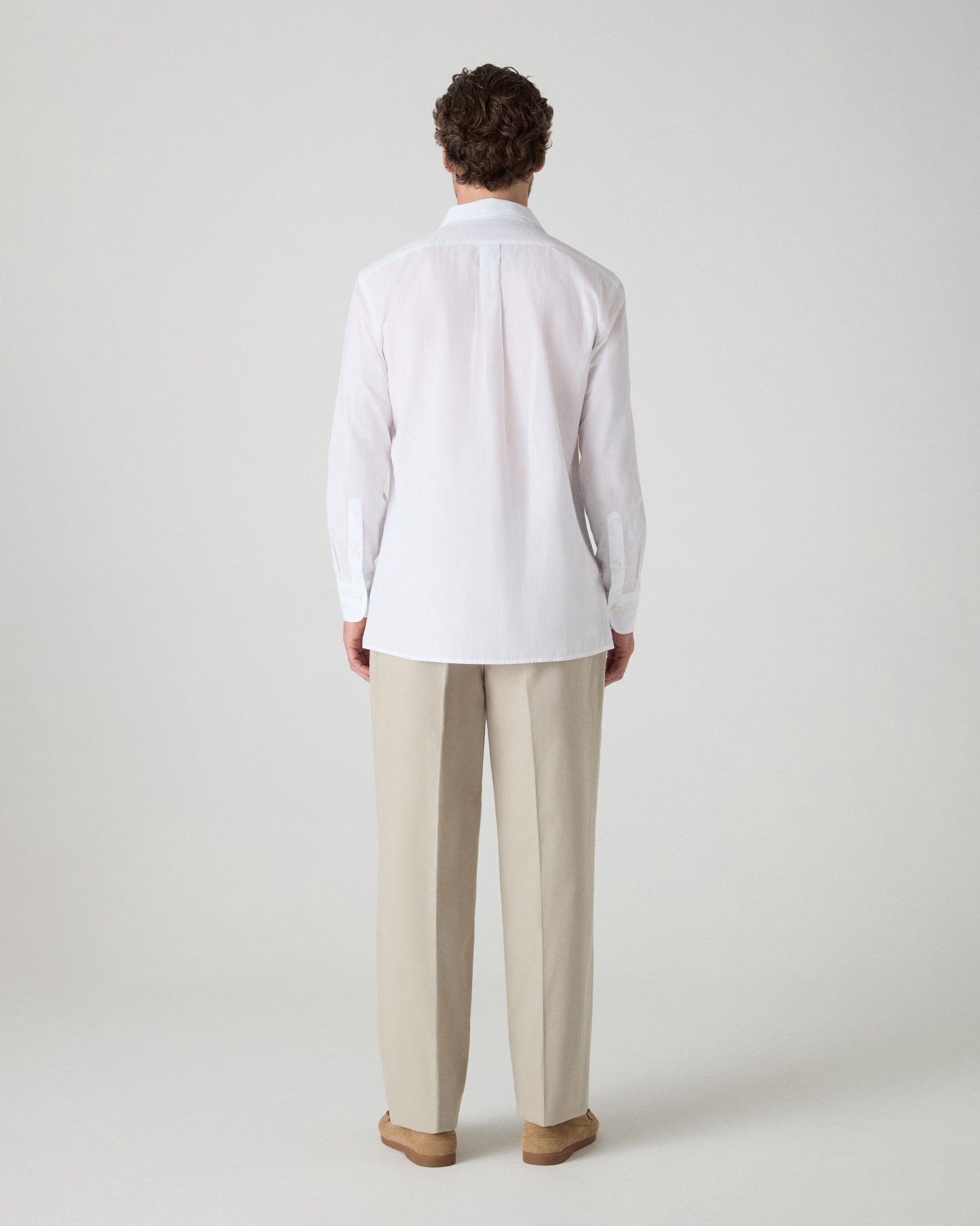 Fred Camp Collar Shirt - White Berg & Berg