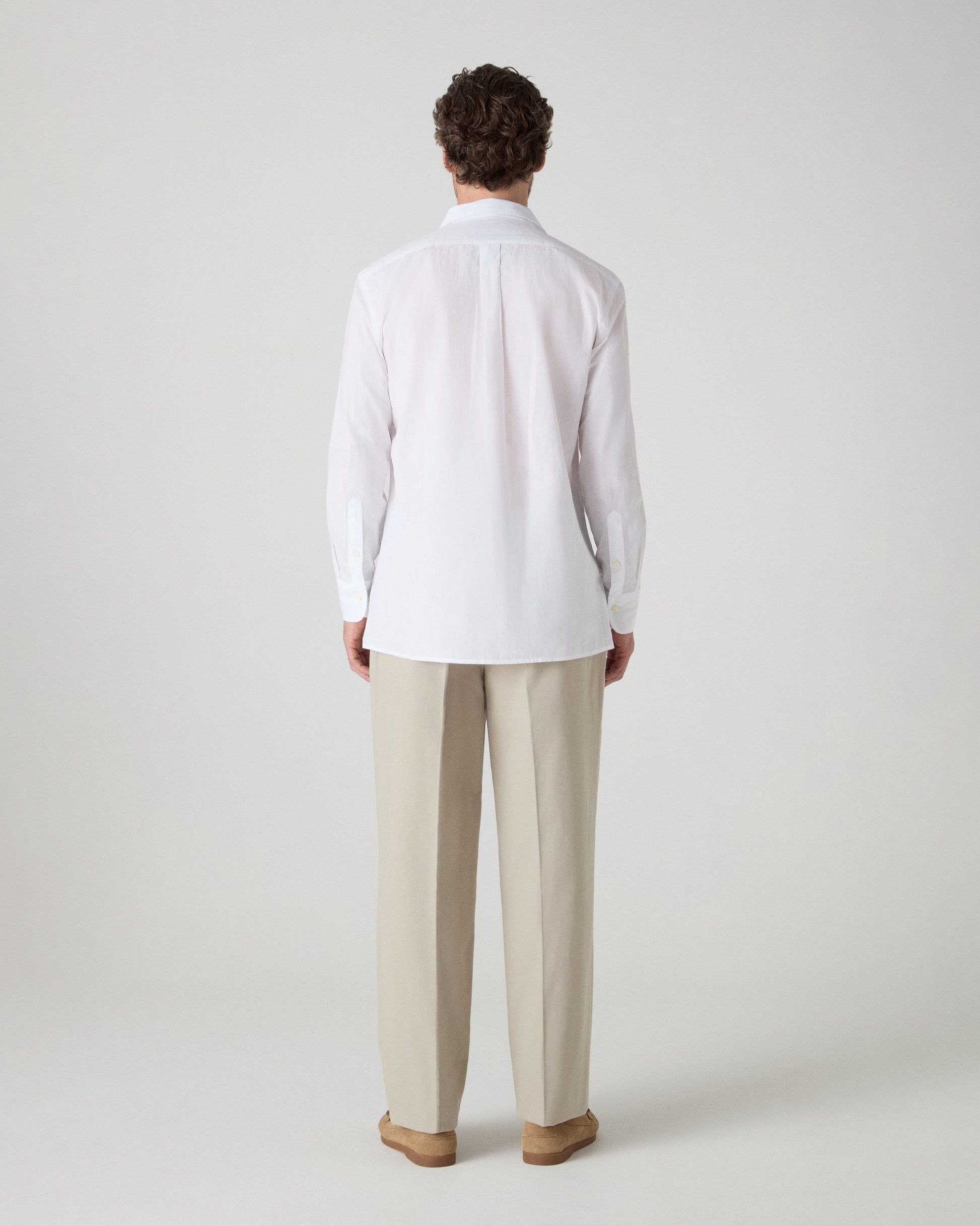 Fred Camp Collar Shirt - White Berg & Berg