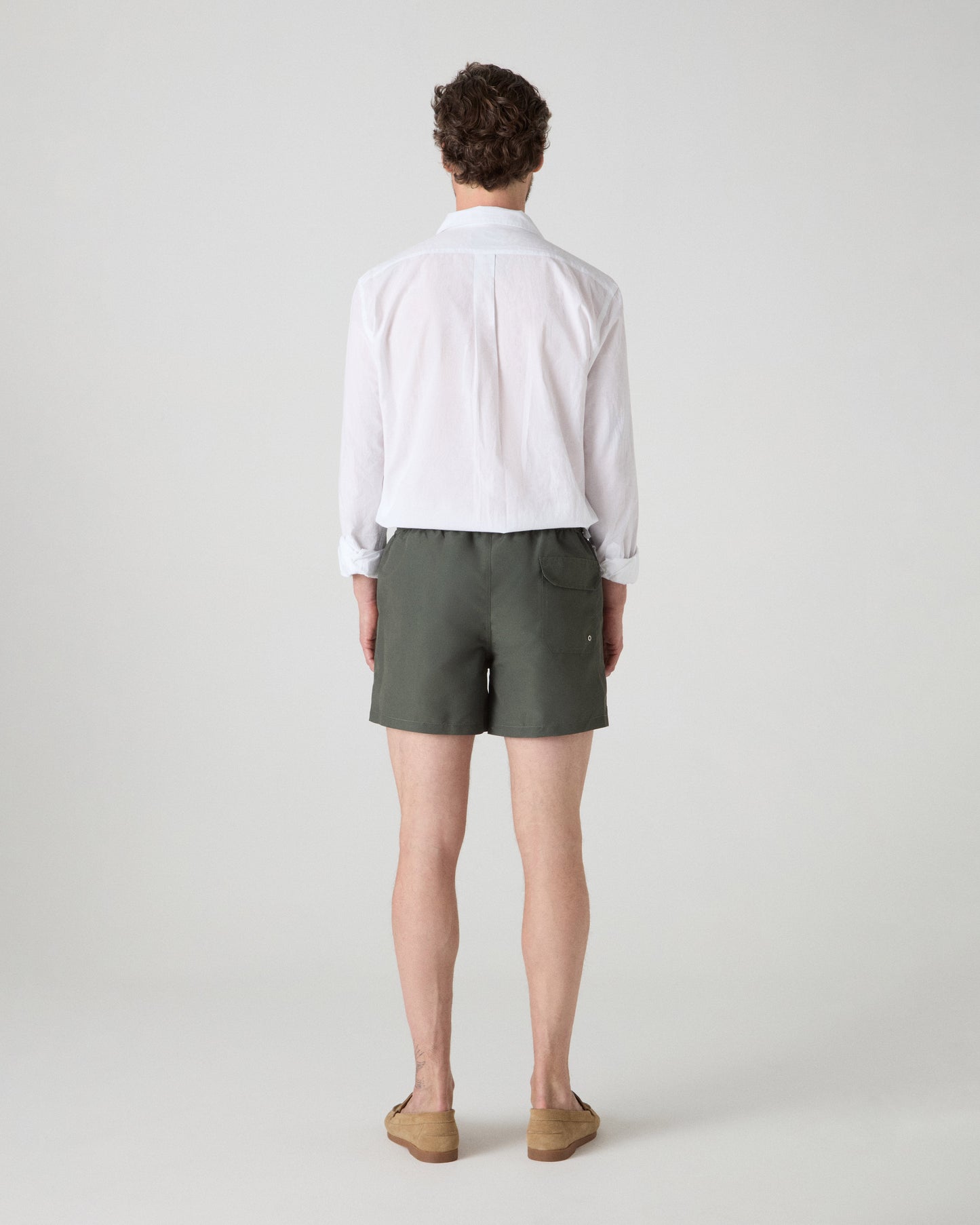 Alberto Swim Shorts - Olive bergbergstore