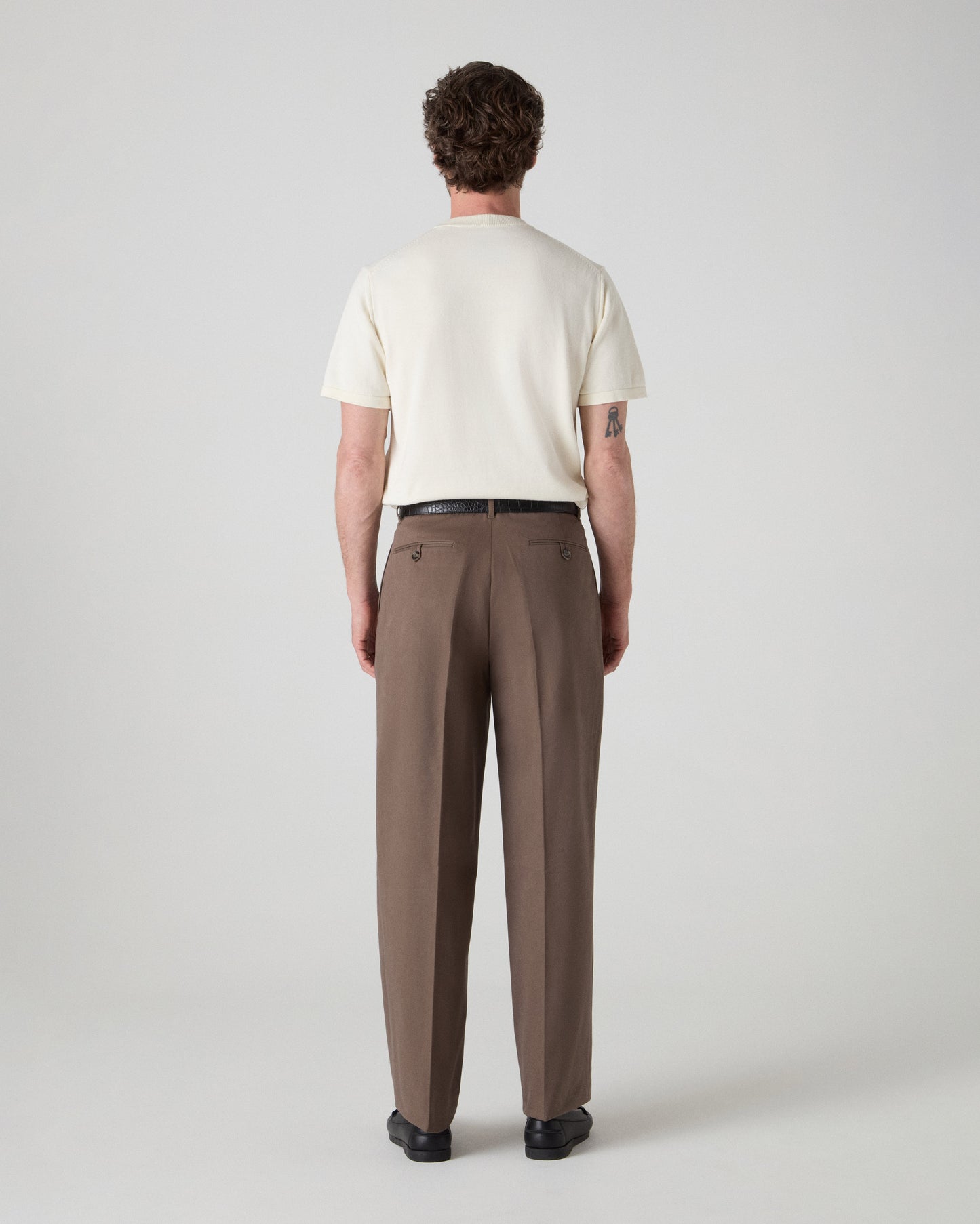 Antonello Cotton Trousers - Tobacco Berg & Berg