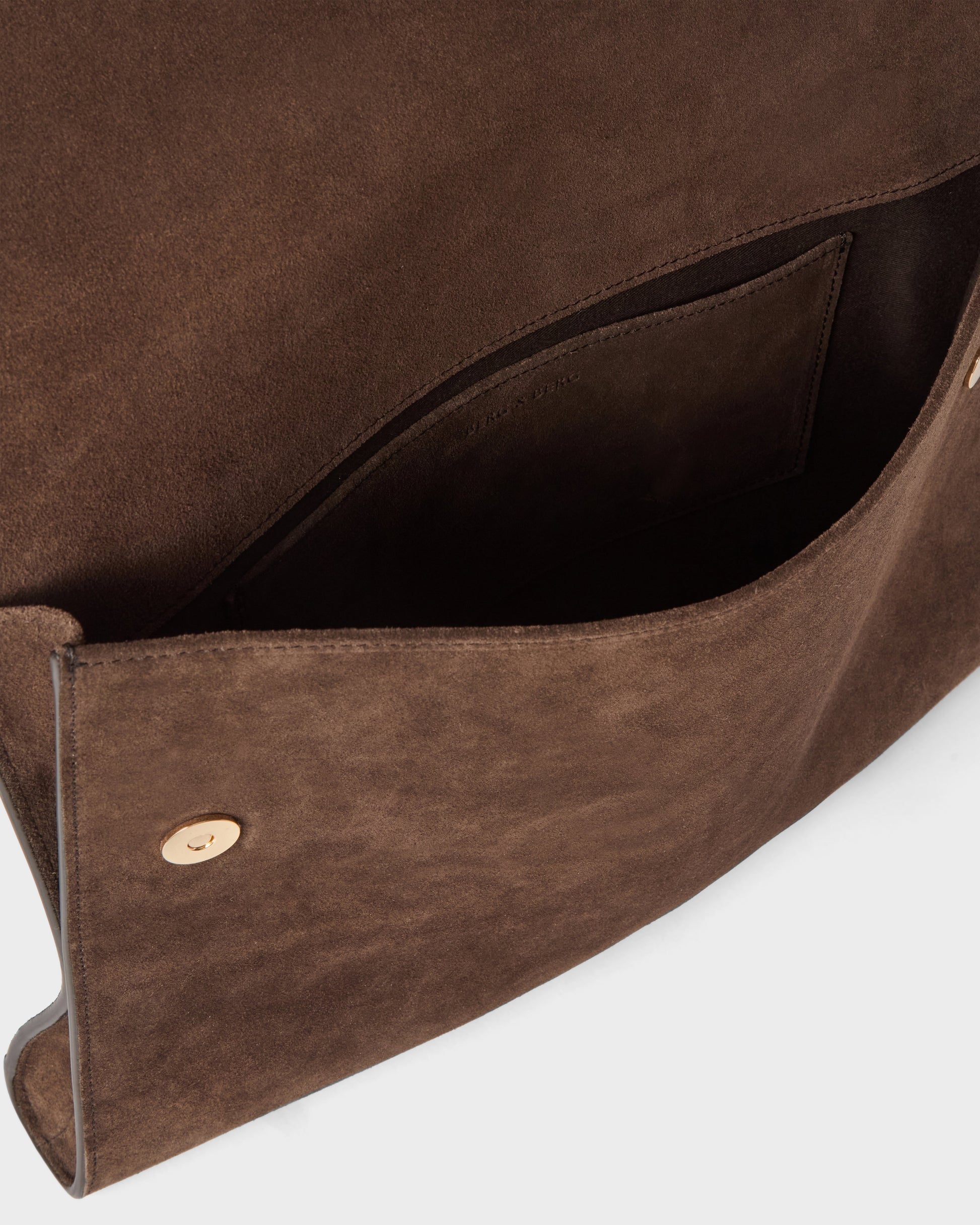 Suede Laptop Portfolio - Dark Brown Berg&Berg