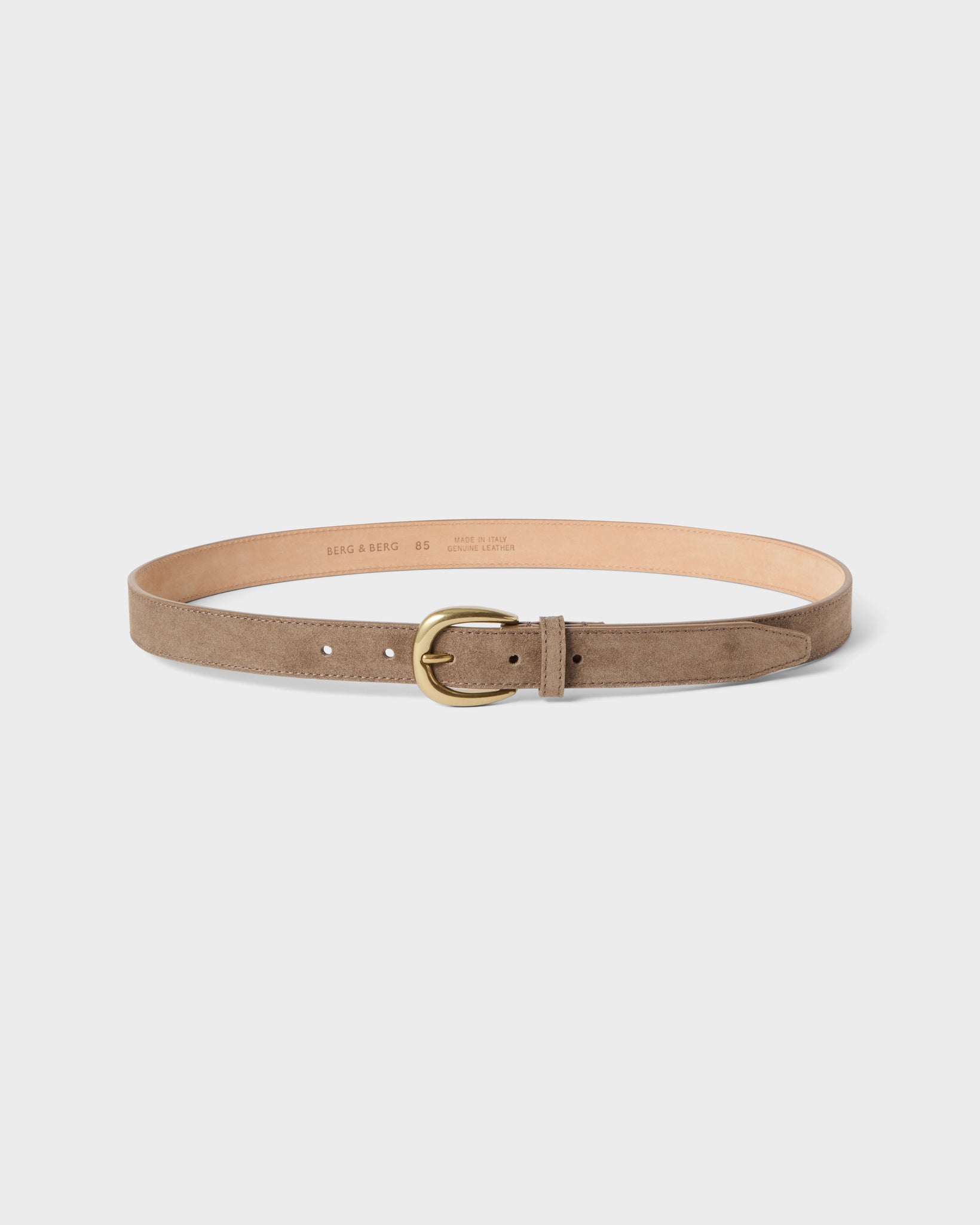 Suede Belt - Taupe Berg & Berg