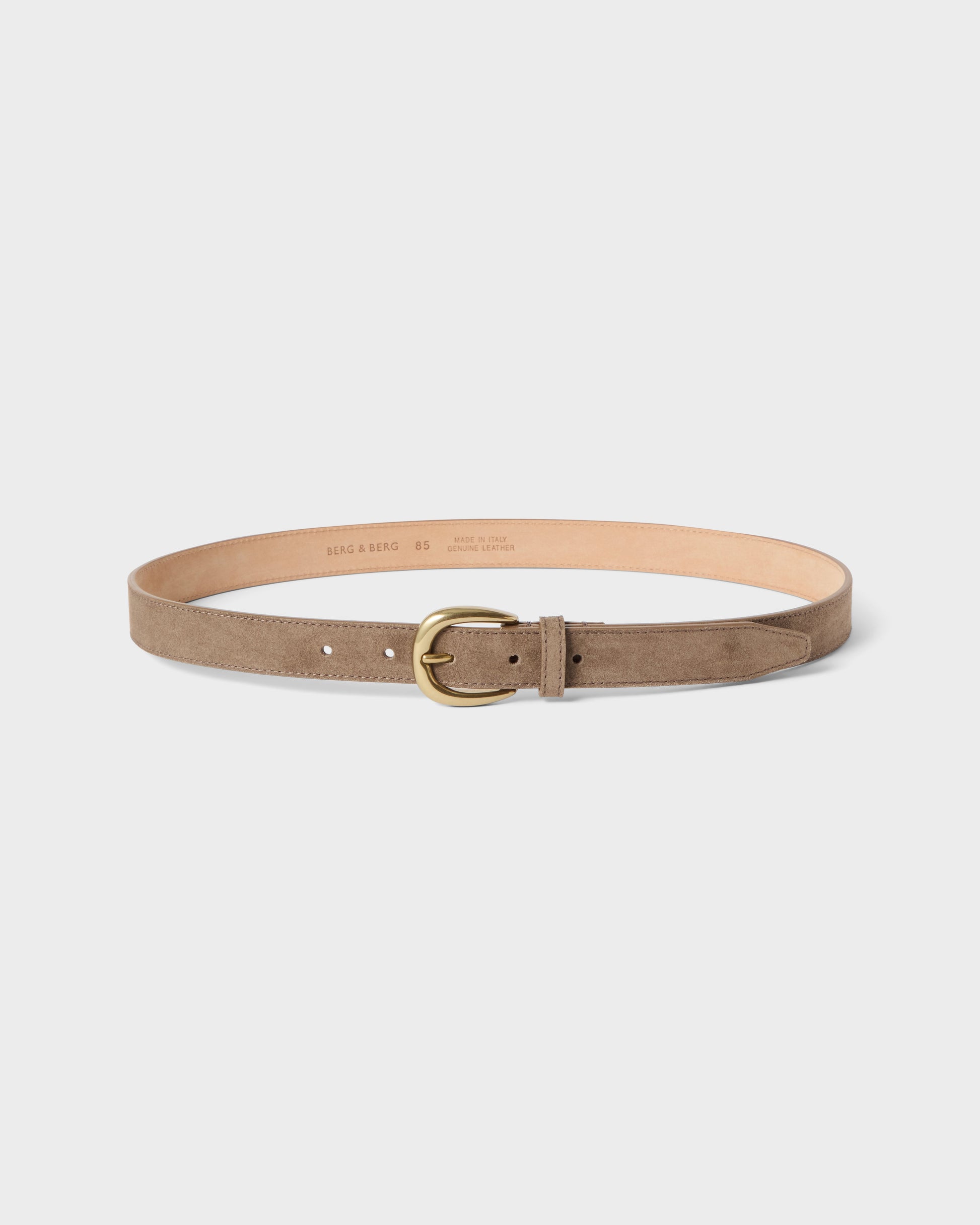 Suede Belt - Taupe Berg & Berg