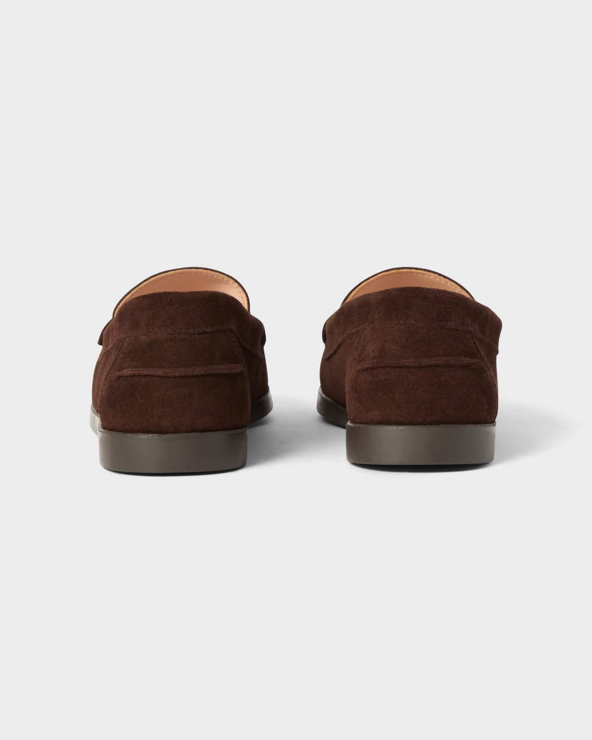 Svante Beef Roll Penny Loafer - Mid Brown Suede Berg & Berg