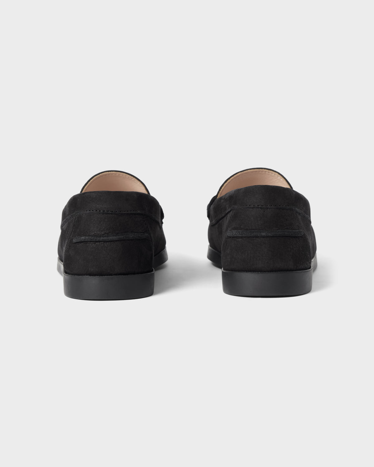 Svante Beef Roll Penny Loafer - Black Grain Berg & Berg