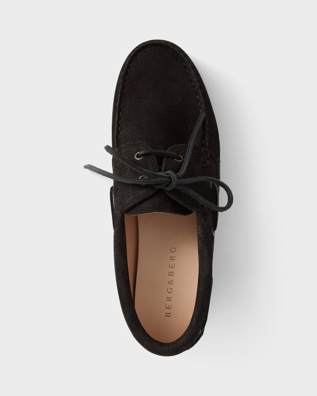 Sixten Chunky Boat Shoe - Black Grain Berg & Berg