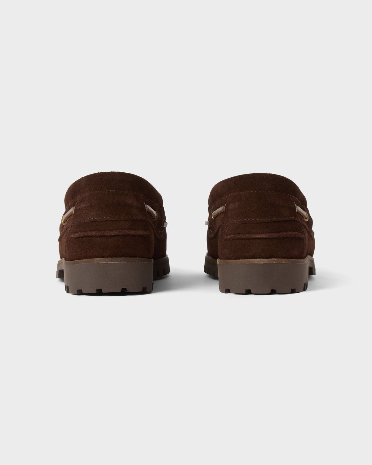 Sixten Chunky Boat Shoe - Mid Brown Suede Berg & Berg