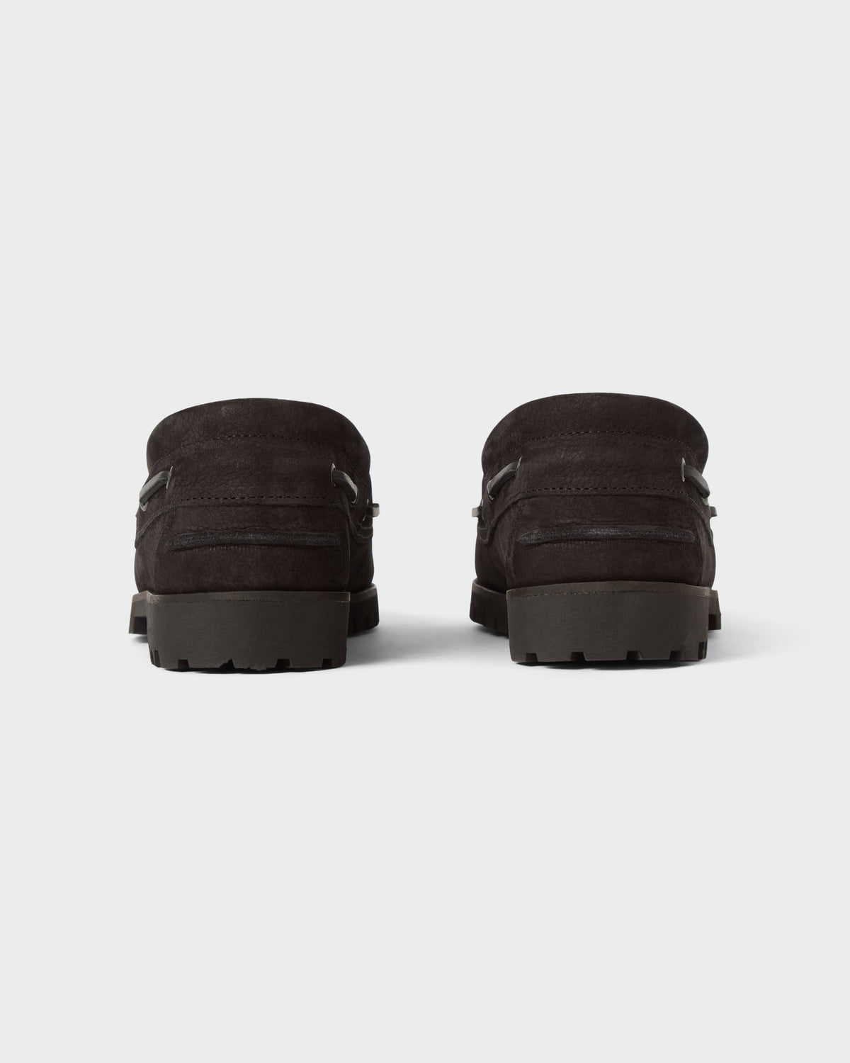 Sixten Chunky Boat Shoe - Black Grain Berg & Berg