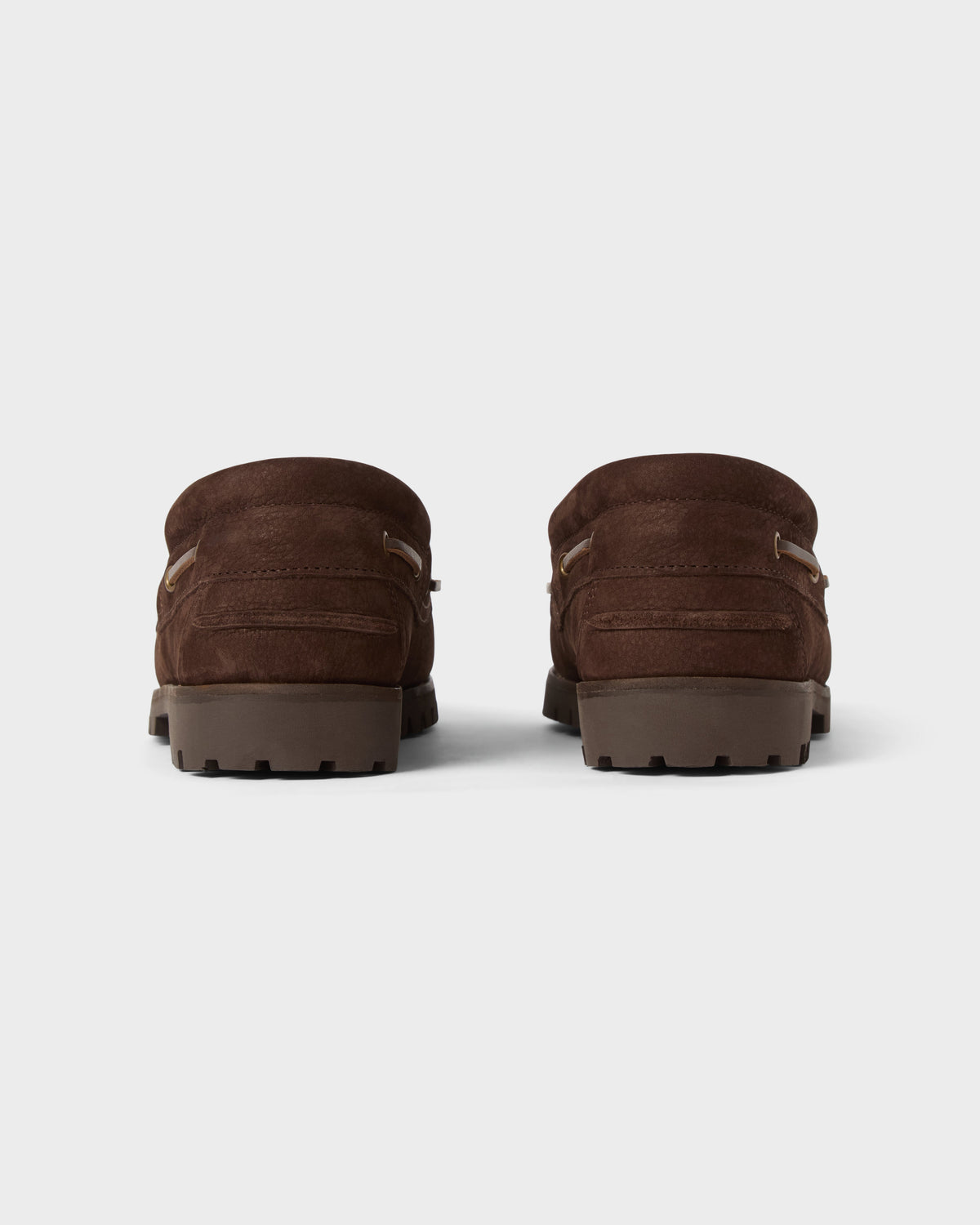 Sixten Chunky Boat Shoe - Dark Brown Grain Berg & Berg