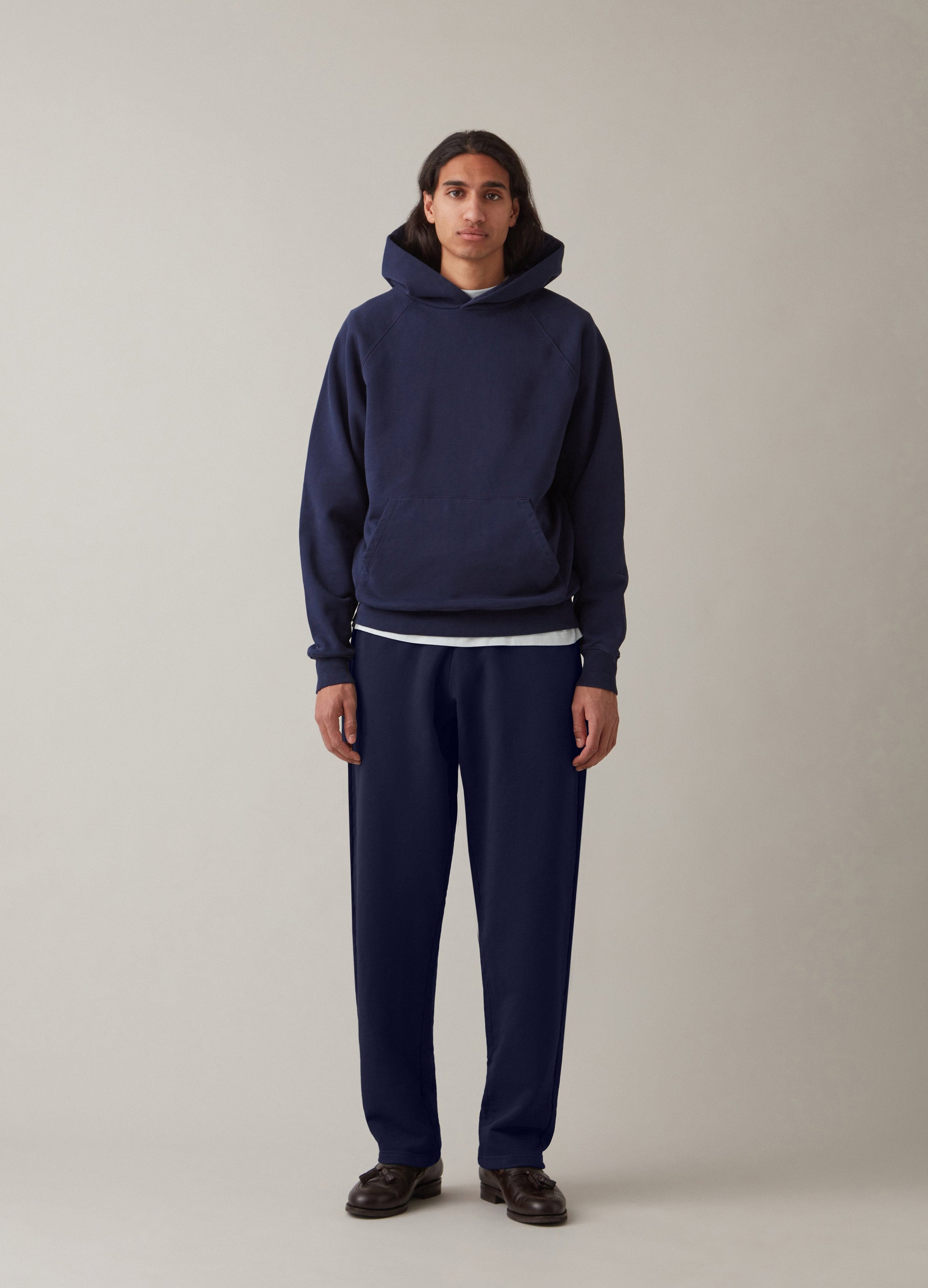 Torbjörn Raglan Hoodie - Navy Berg & Berg