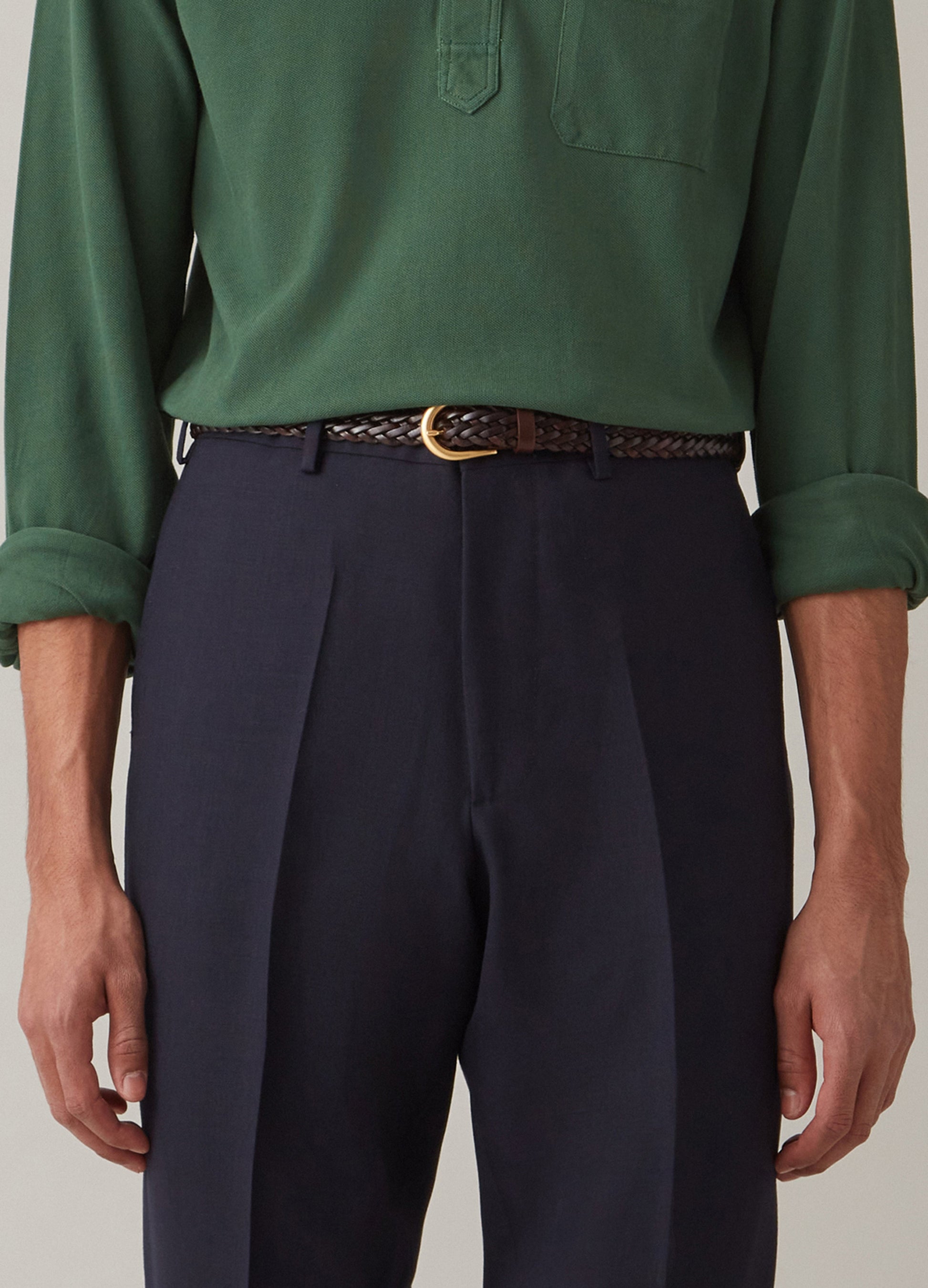 Braided Belt - Chocolate Berg & Berg