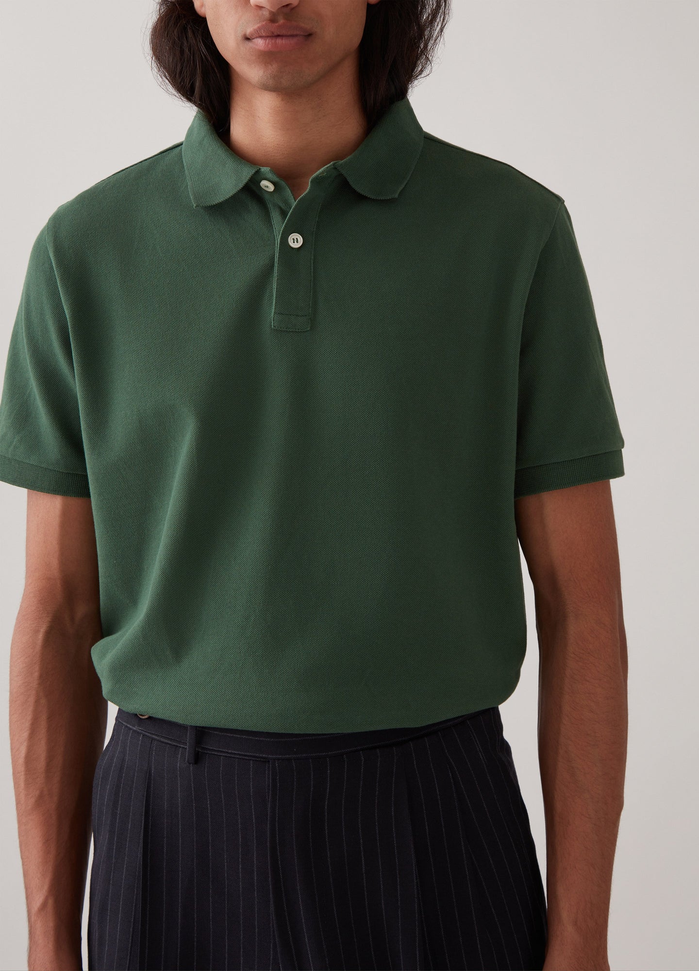 Ture Short Sleeve Polo Shirt - Green Berg & Berg