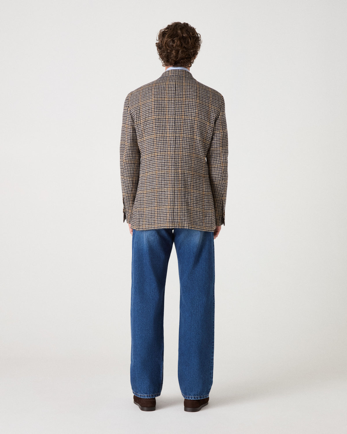 Dag Sport Tweed Jacket - Beige/Blue Berg & Berg