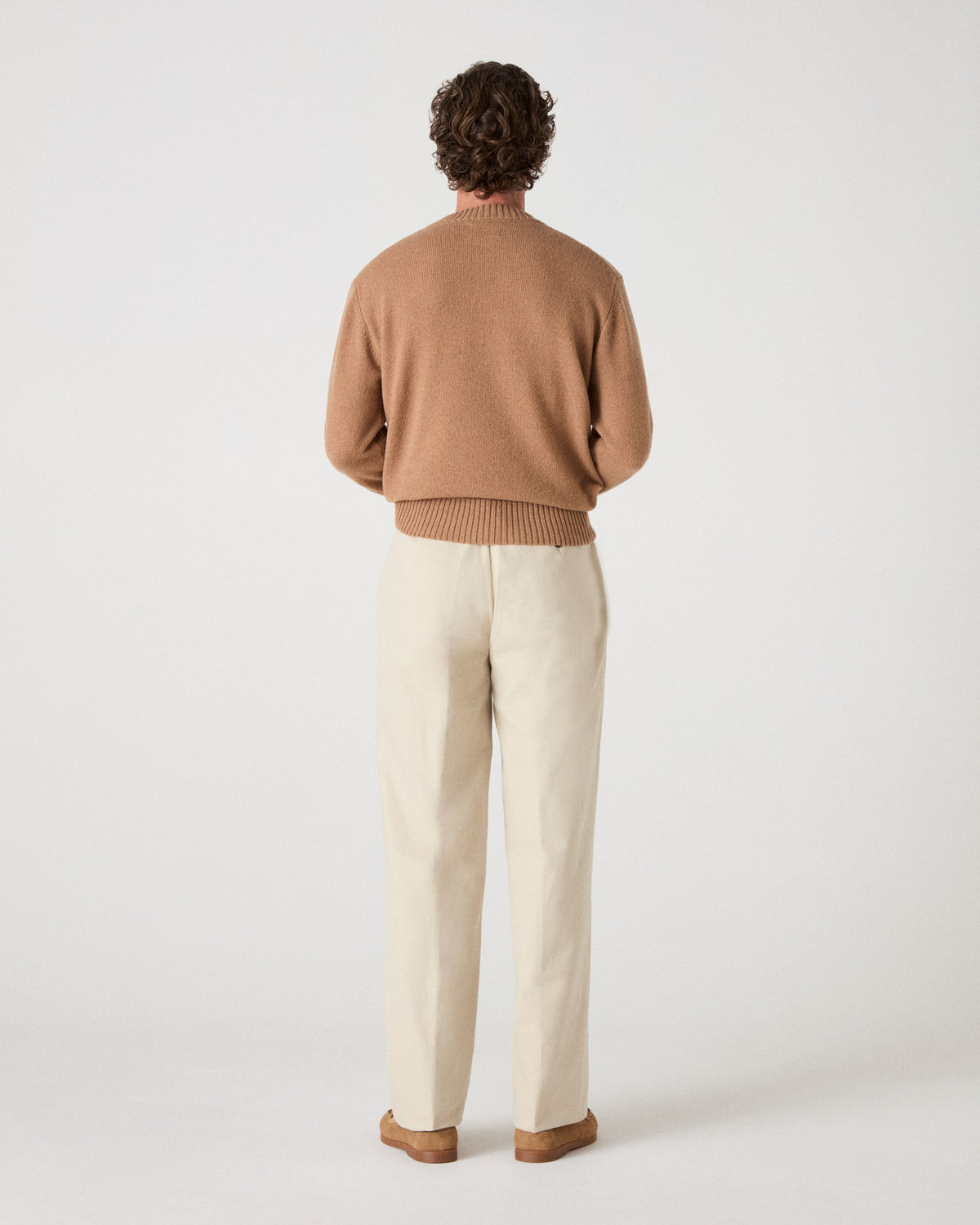 Alfred Cotton Trousers - Cream Berg & Berg