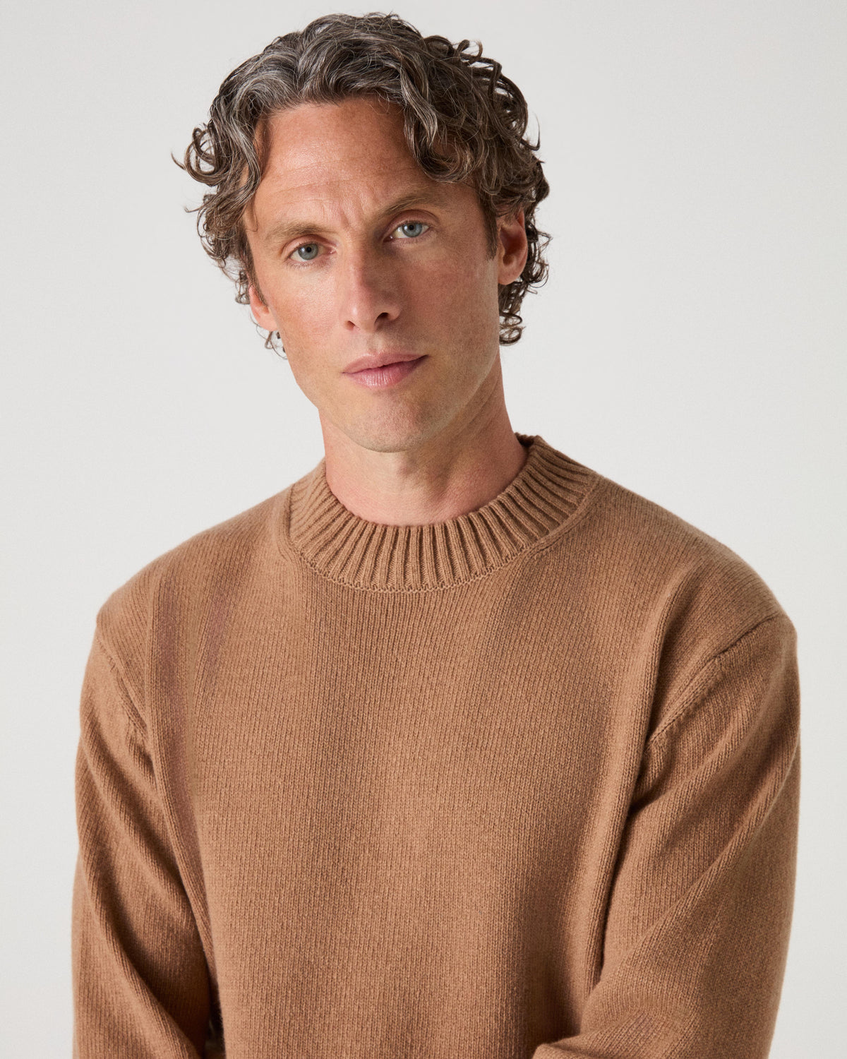 Ben Cashmere Sweater - Camel bergbergstore