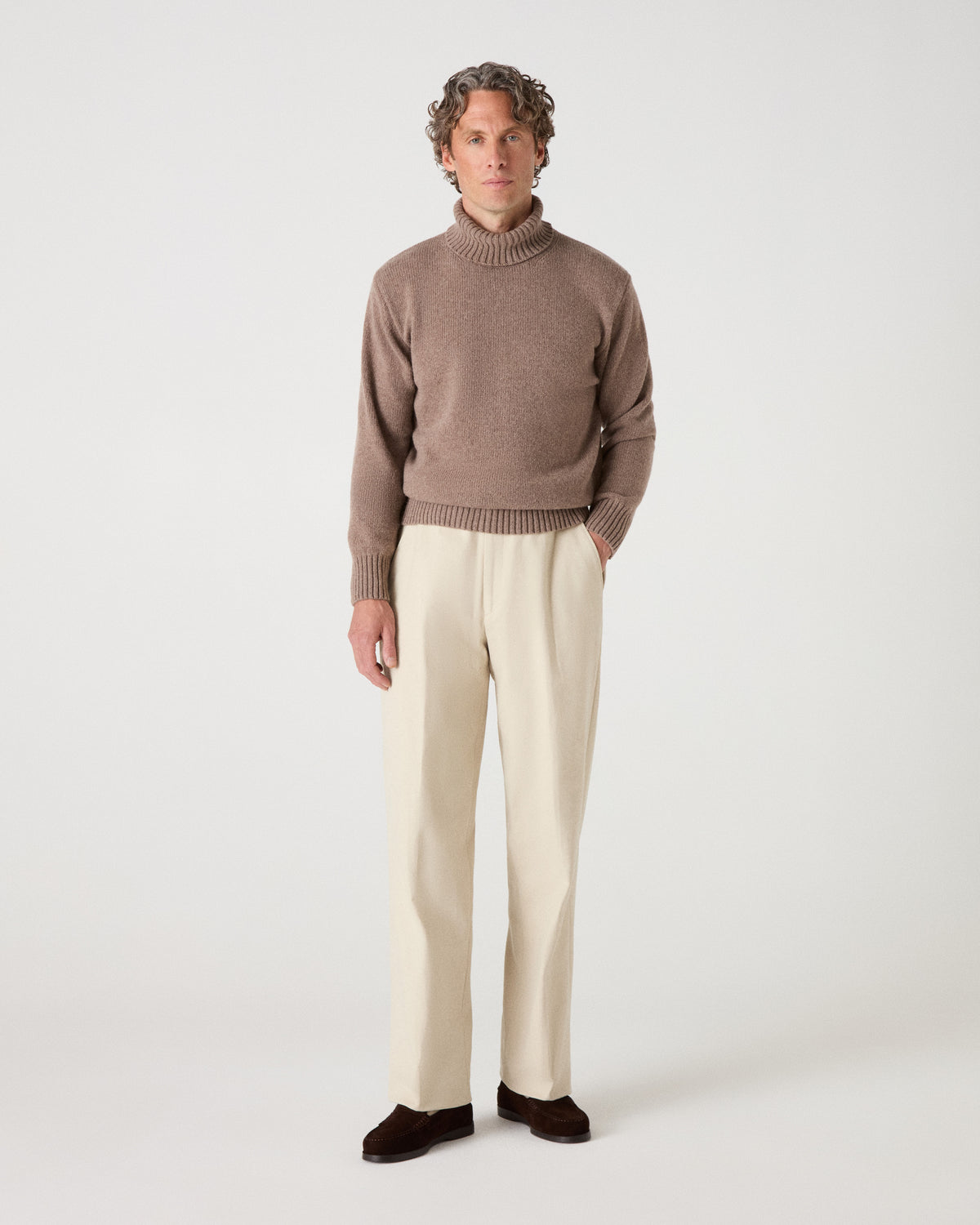 Bernhard Roll Neck Sweater - Hazel bergbergstore
