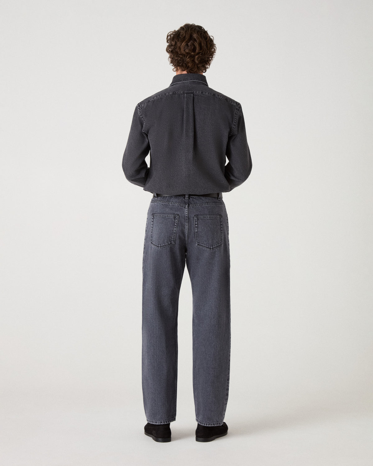 Fernando Western Shirt - Black Wash Berg & Berg