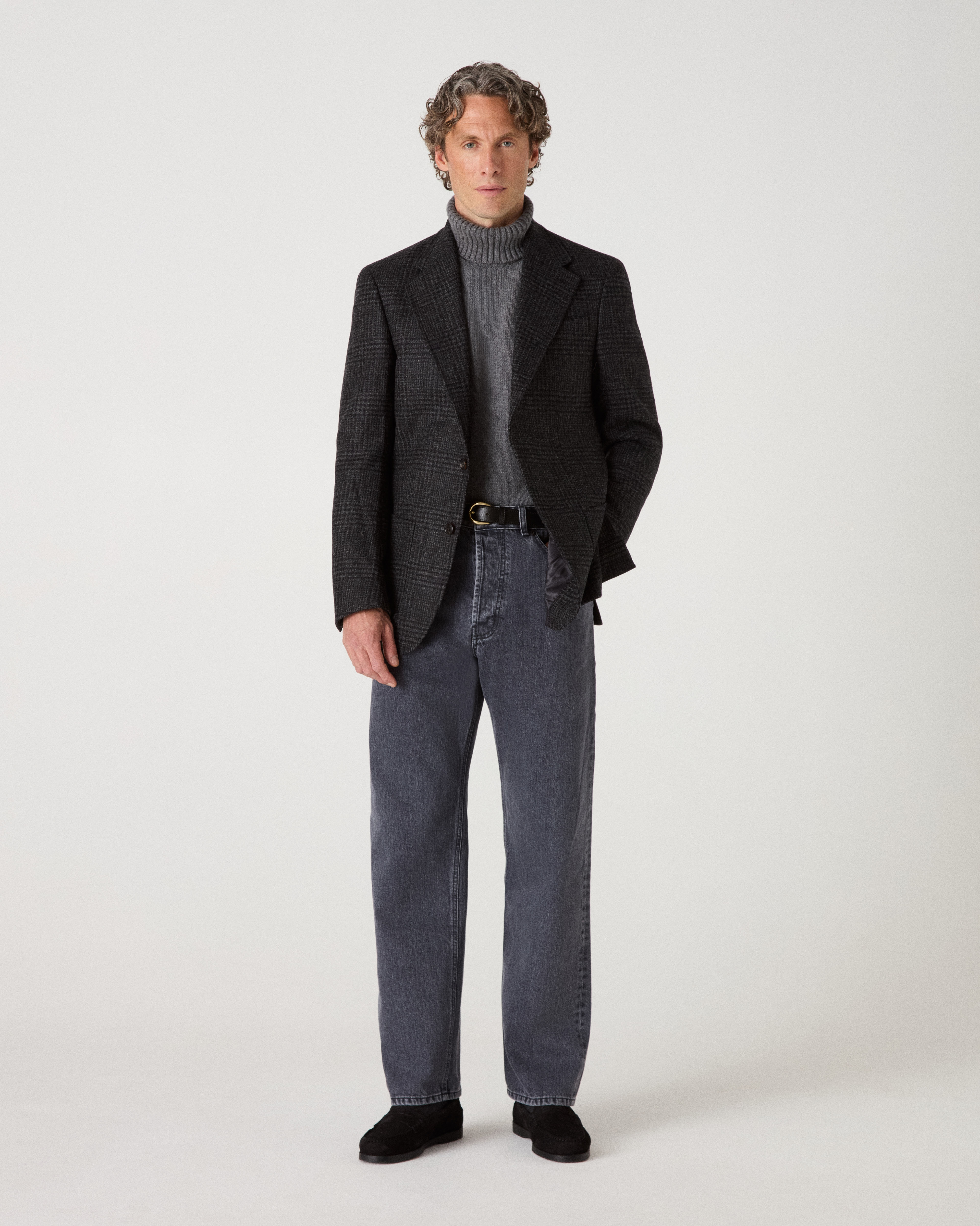 Dag Sport Tweed Jacket - Charcoal/Grey Glen Berg & Berg