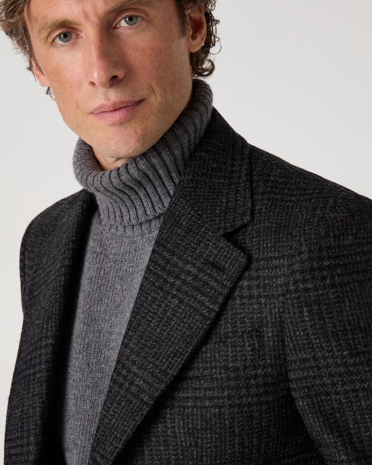 Dag Sport Tweed Jacket - Charcoal/Grey Glen Berg & Berg