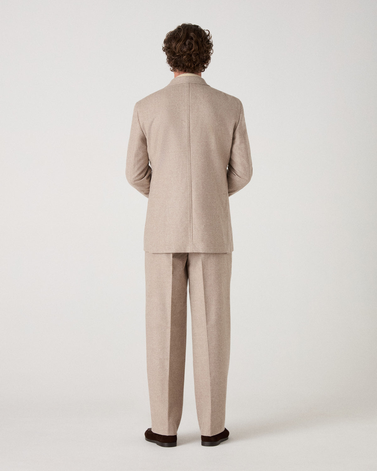 Dag Flannel Suit Jacket - Sand Berg & Berg