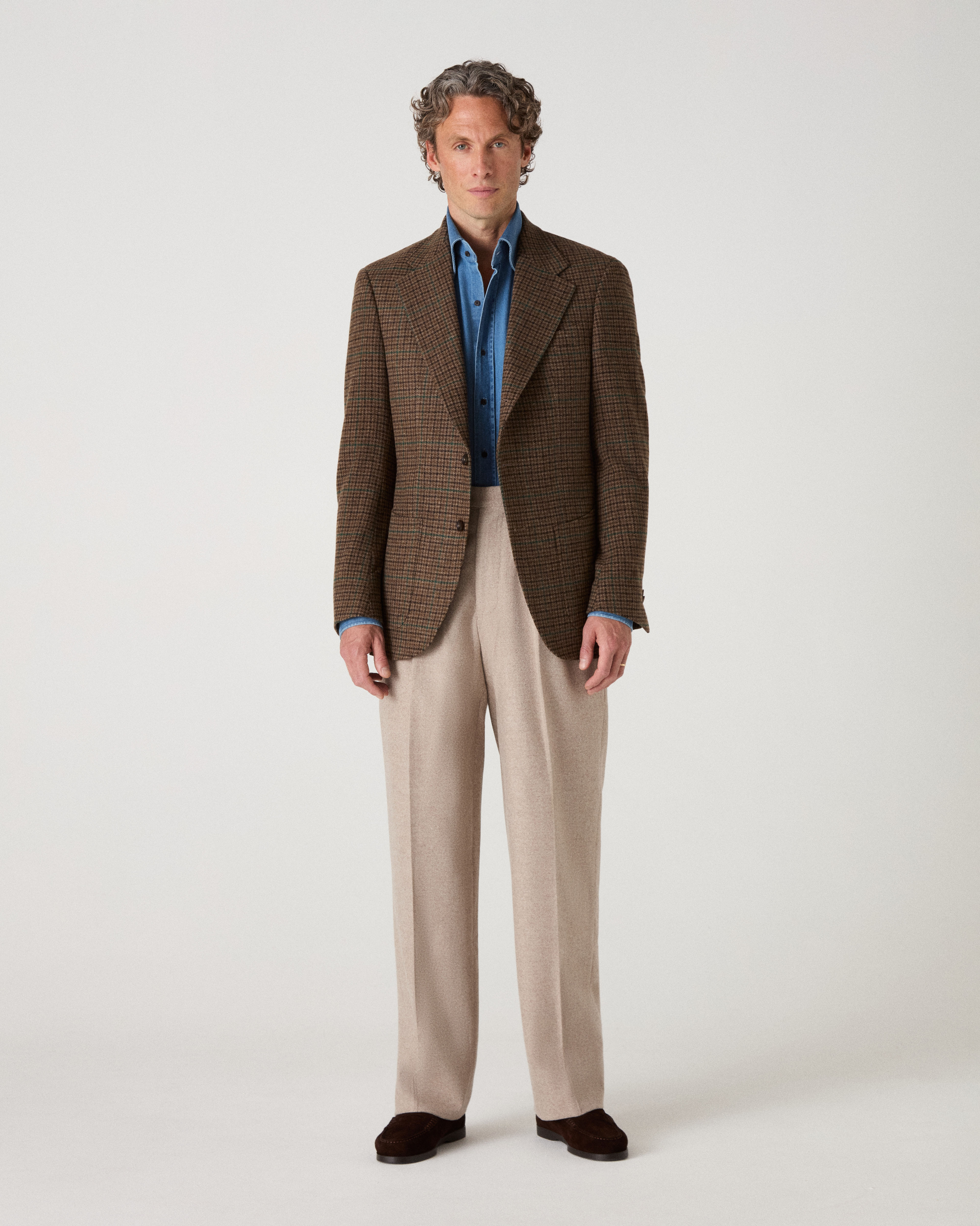 Dag Sport Tweed Jacket - Brown/Green Berg & Berg