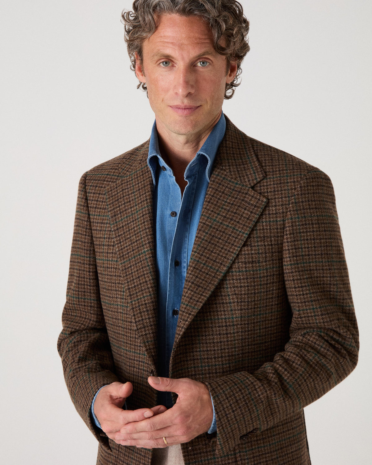 Dag Sport Tweed Jacket - Brown/Green Berg & Berg