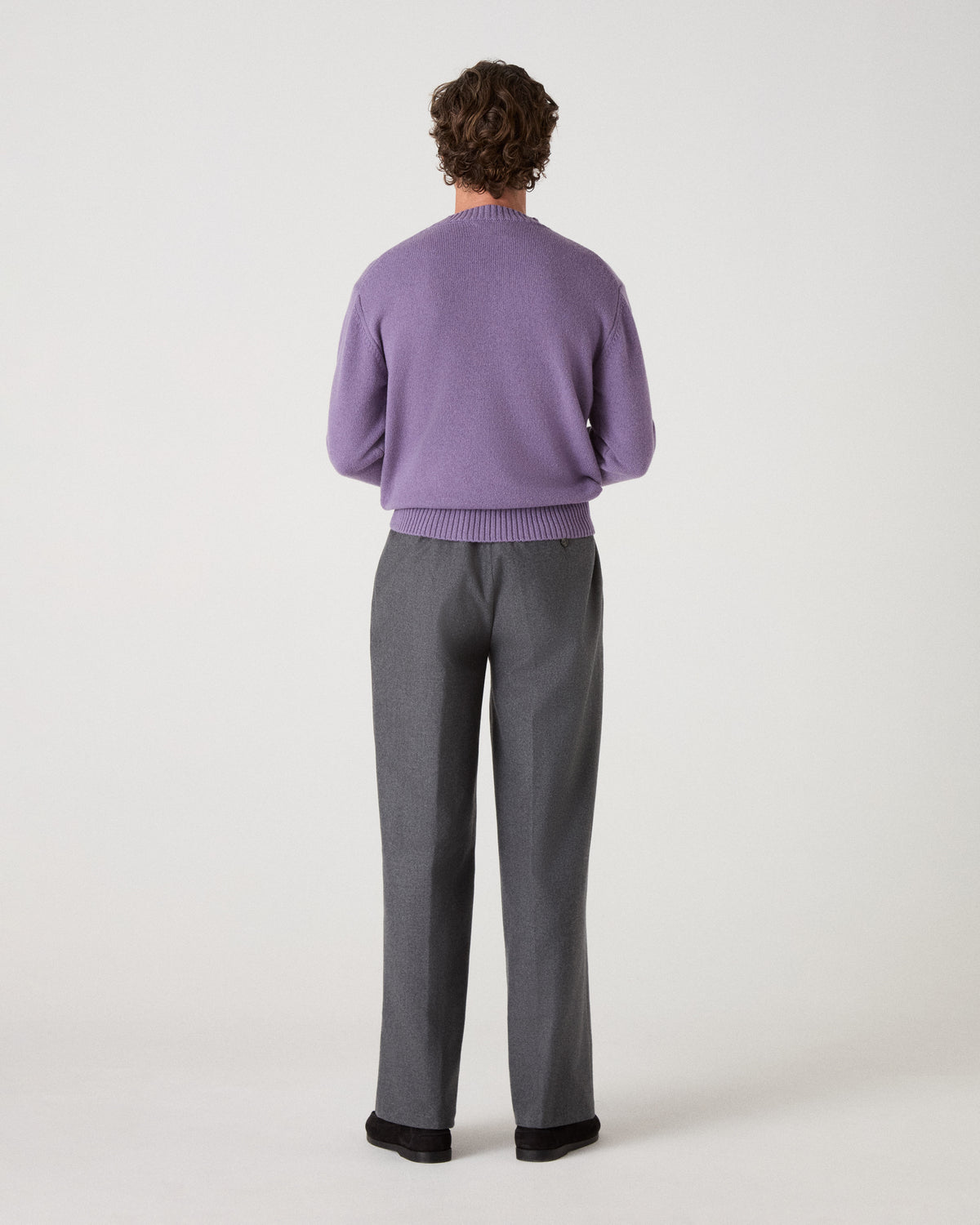 Ben Cashmere Sweater - Pale Violet bergbergstore