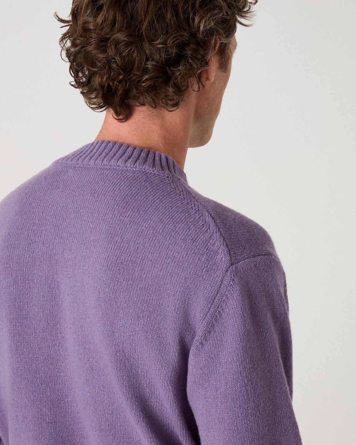 Ben Cashmere Sweater - Pale Violet bergbergstore